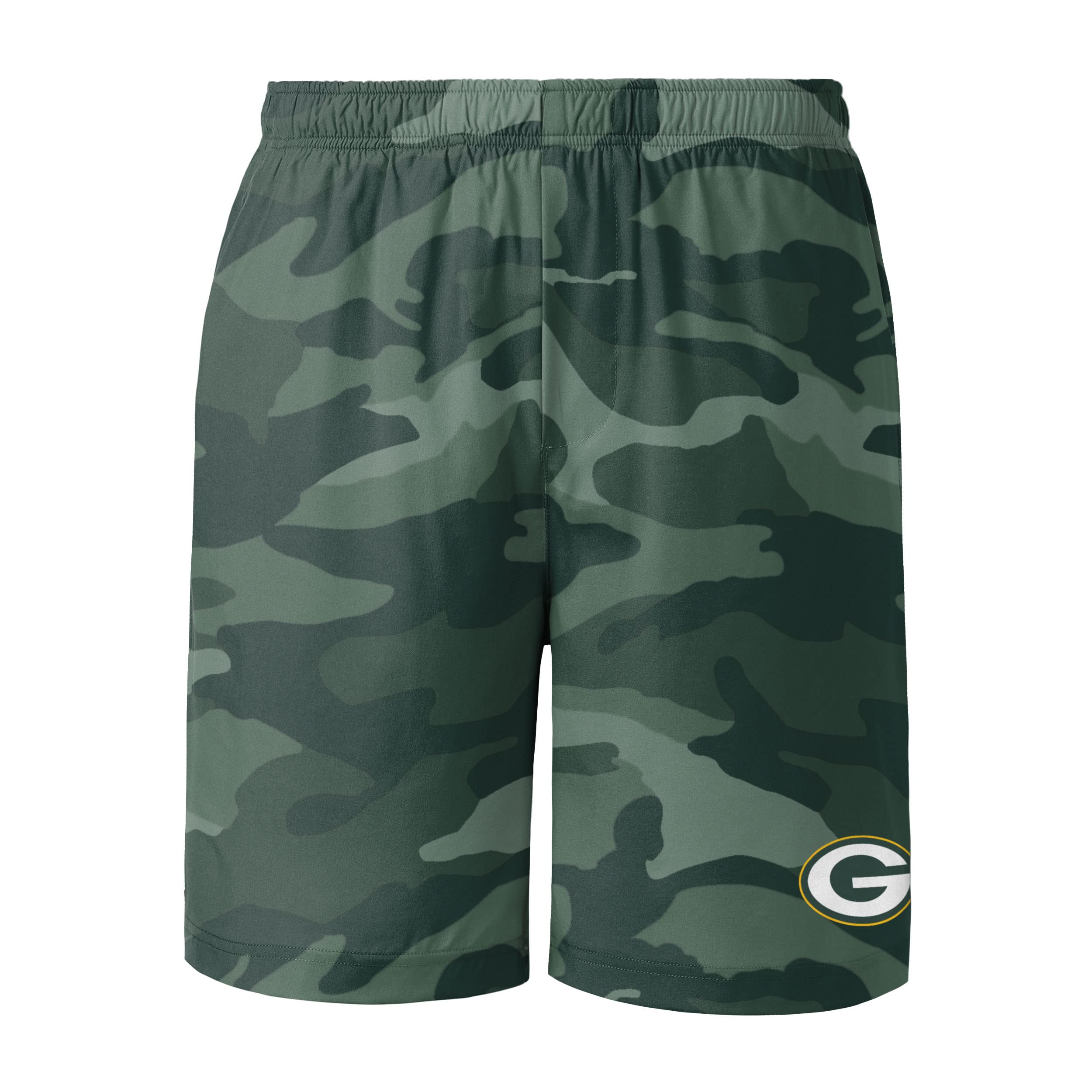 FOCO NFL Mens Tonal Camo Woven Shorts