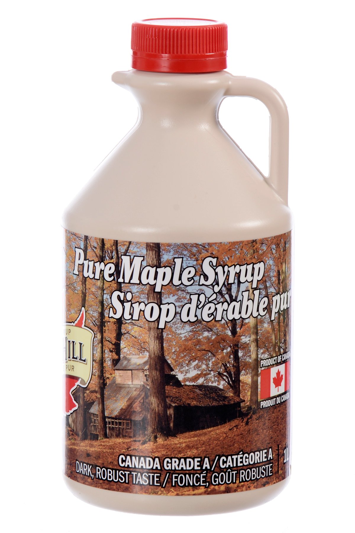 100% Pure Canadian Premium Grade A Dark Robust Maple Syrup, 33.8 Fl Oz