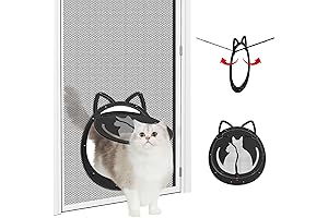 HIDROSIL Cat Door for Screen Door