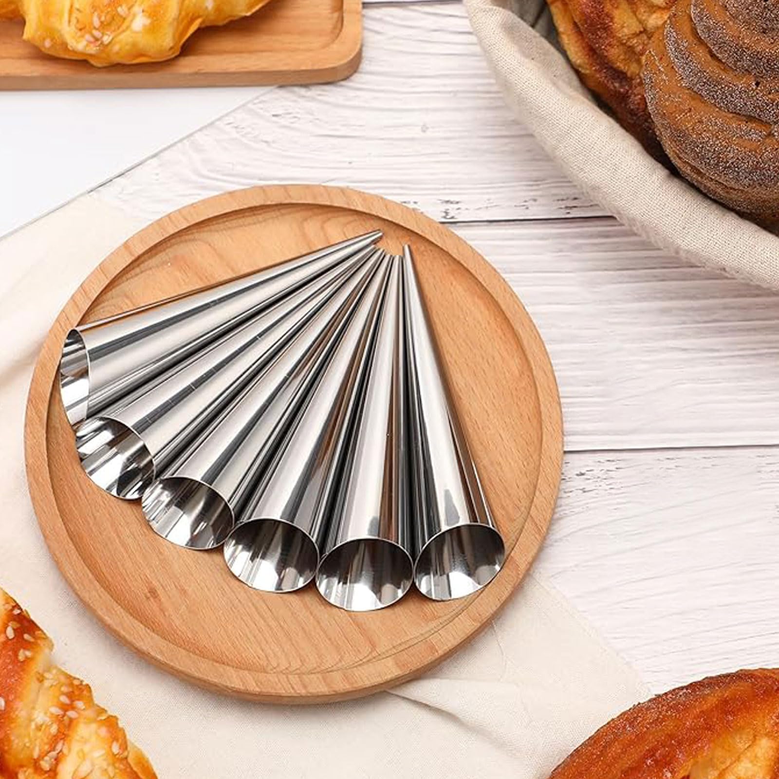 Tagtight Lot De 10 Cercle A Patisserie, Moule A Tarte En Acier Inoxydable, Cercle A Tarte