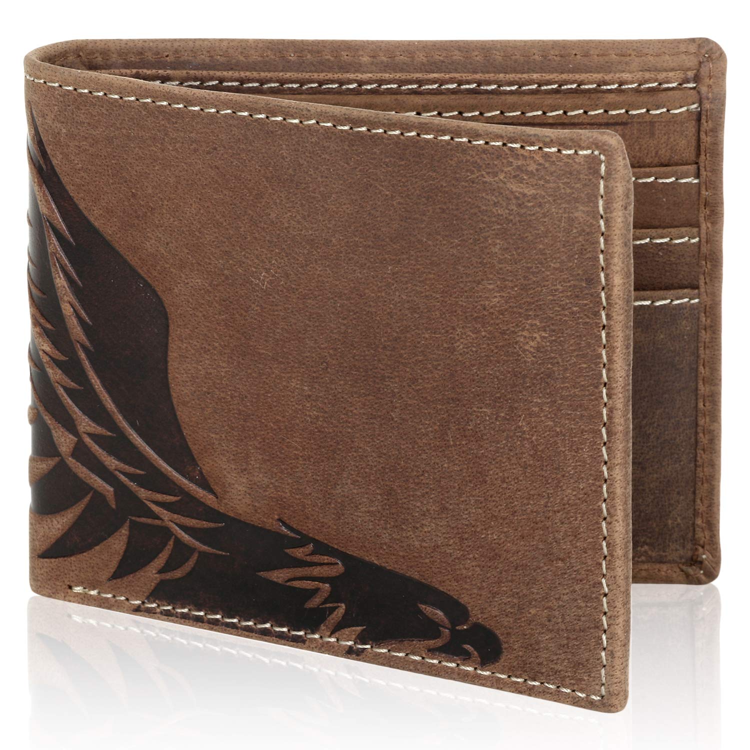 Designer BugsMen's Genuine Leather Wallet Brown