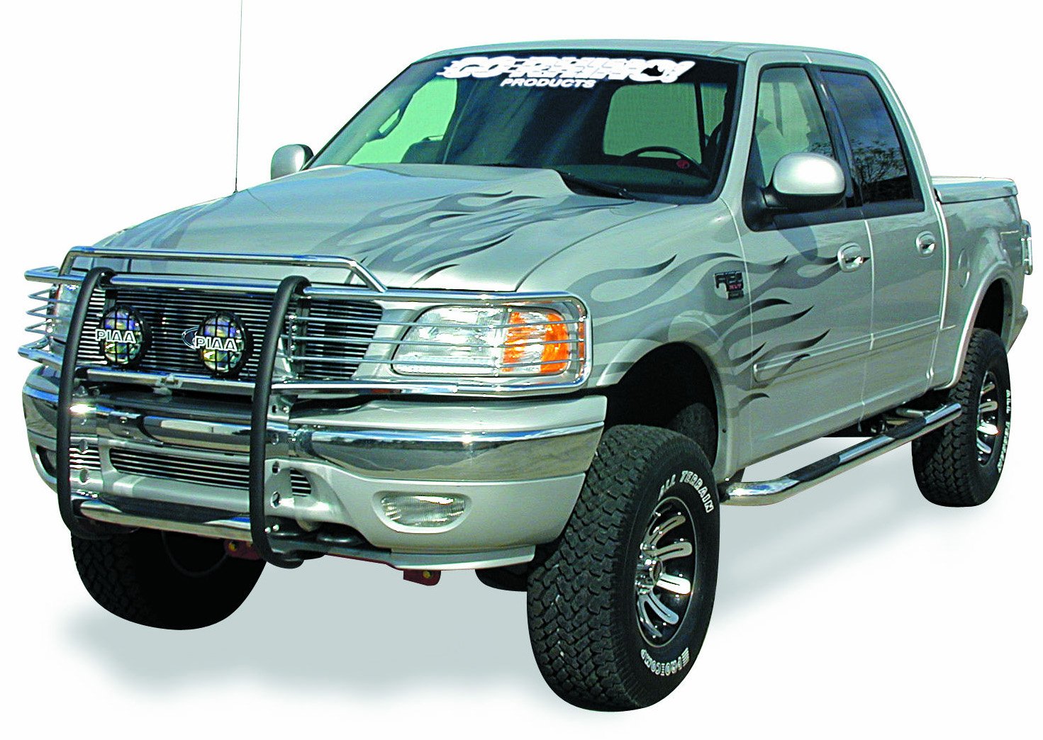 Go Rhino 3000 Series Grill Guard For Dodge Ram - Fits 1994-2001 Ram 1500 & 1994-2002 Ram 2500/3500 (Black, 3185B)