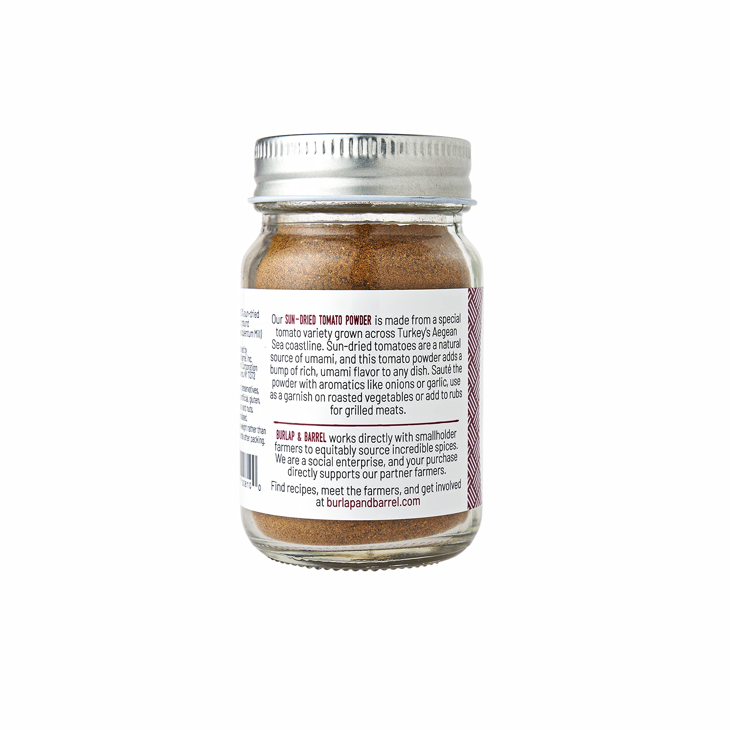 Burlap & Barrel SunDried Tomato Powder Add Deep Umami and Savory