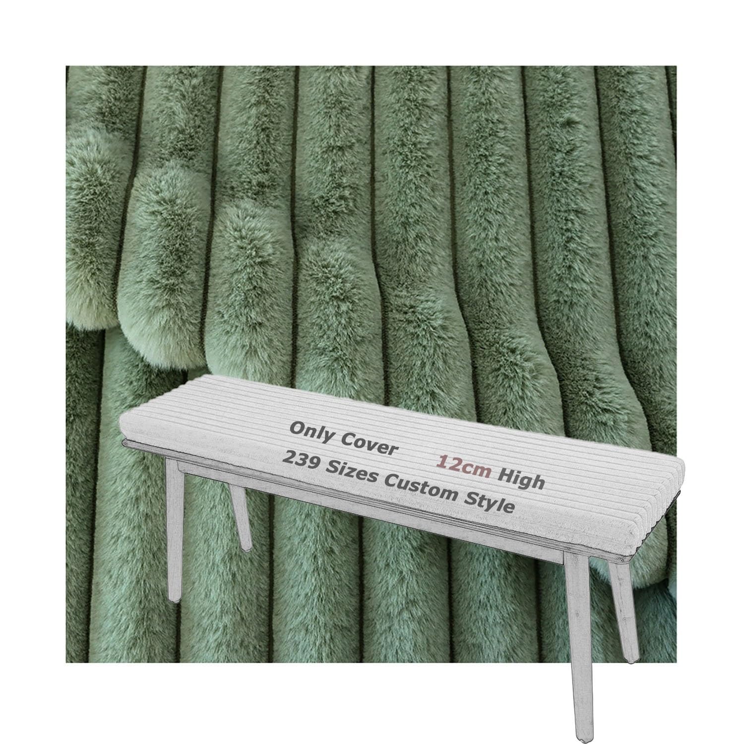Housse pour coussin de banc jardin intérieur et matelas chien dehoussable 12cm