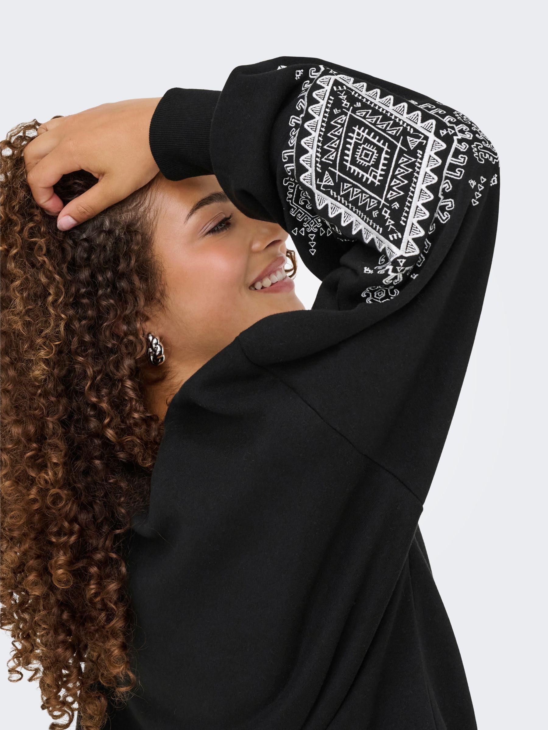 Only Onlcally L/S Print O-Neck CS Swt Onlcally L/S Print O-Neck CS Swt Mujer (Pack de 1)