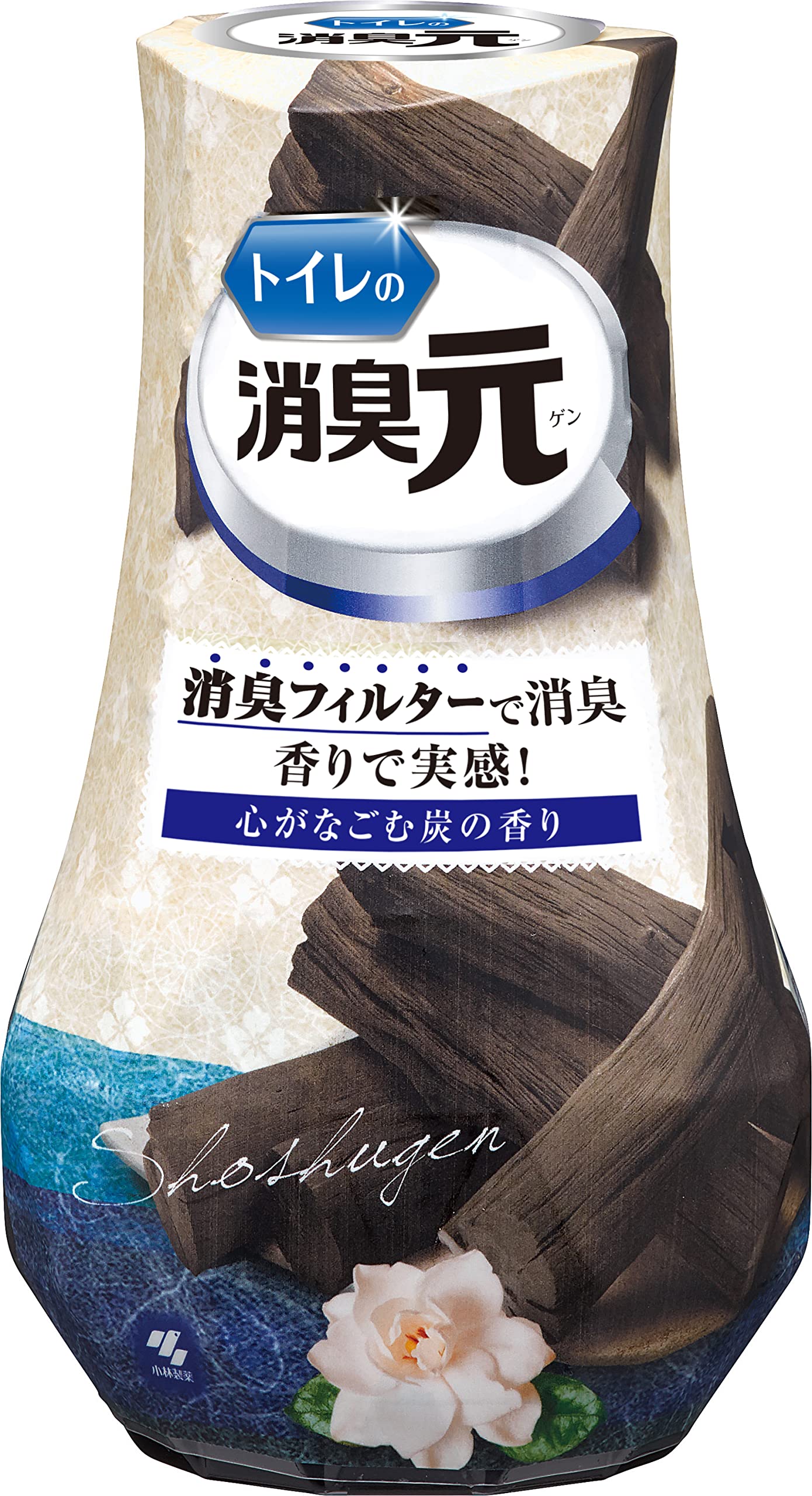 消臭元 トイレの 心がなごむ炭の香り 消臭芳香剤 トイレ用 400ml