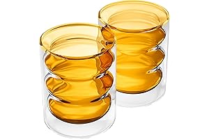 elle Decor Double Wall Glass Cups