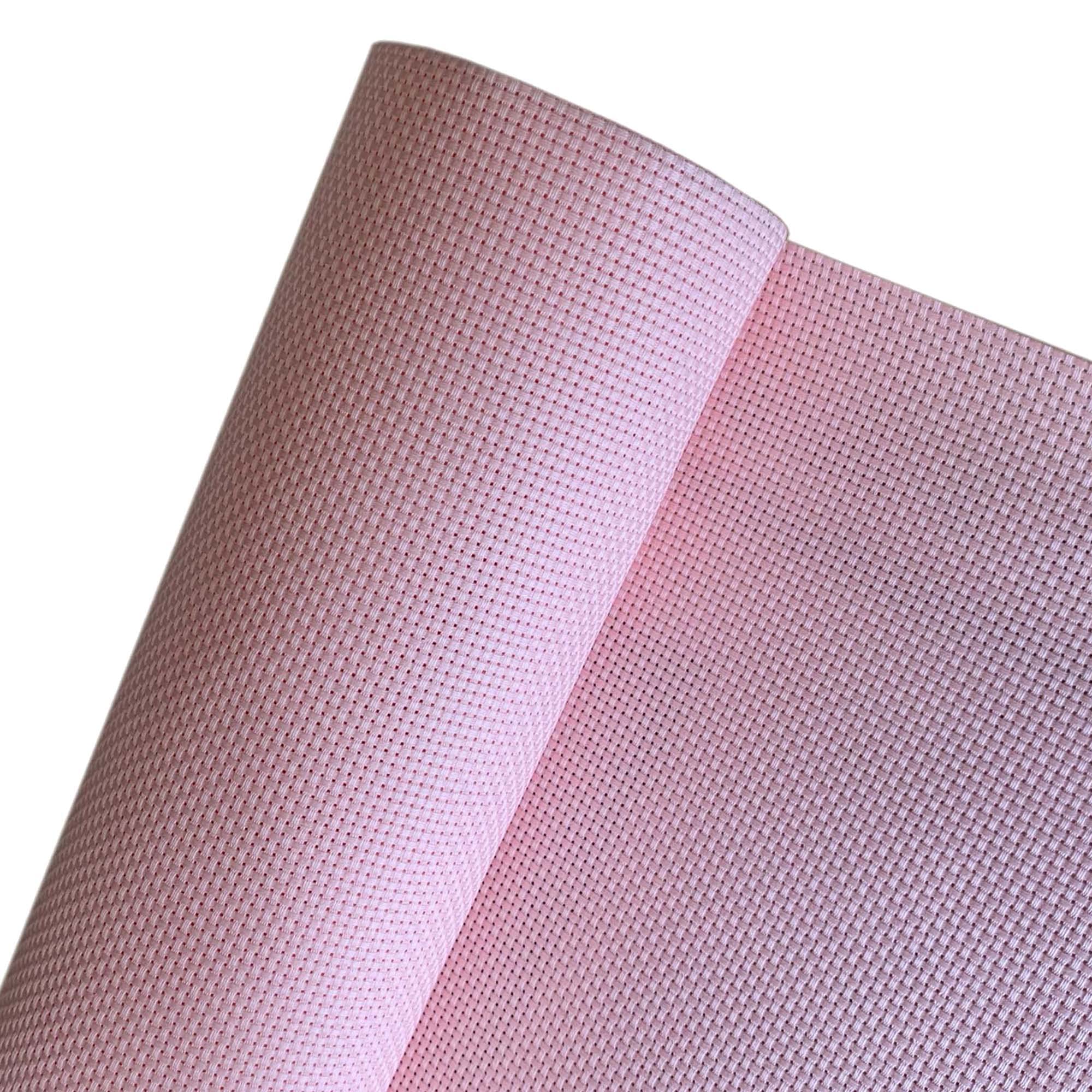 11 Count Aida Cloth Cross Stitch Fabric, Rose Blush, W59 x L20