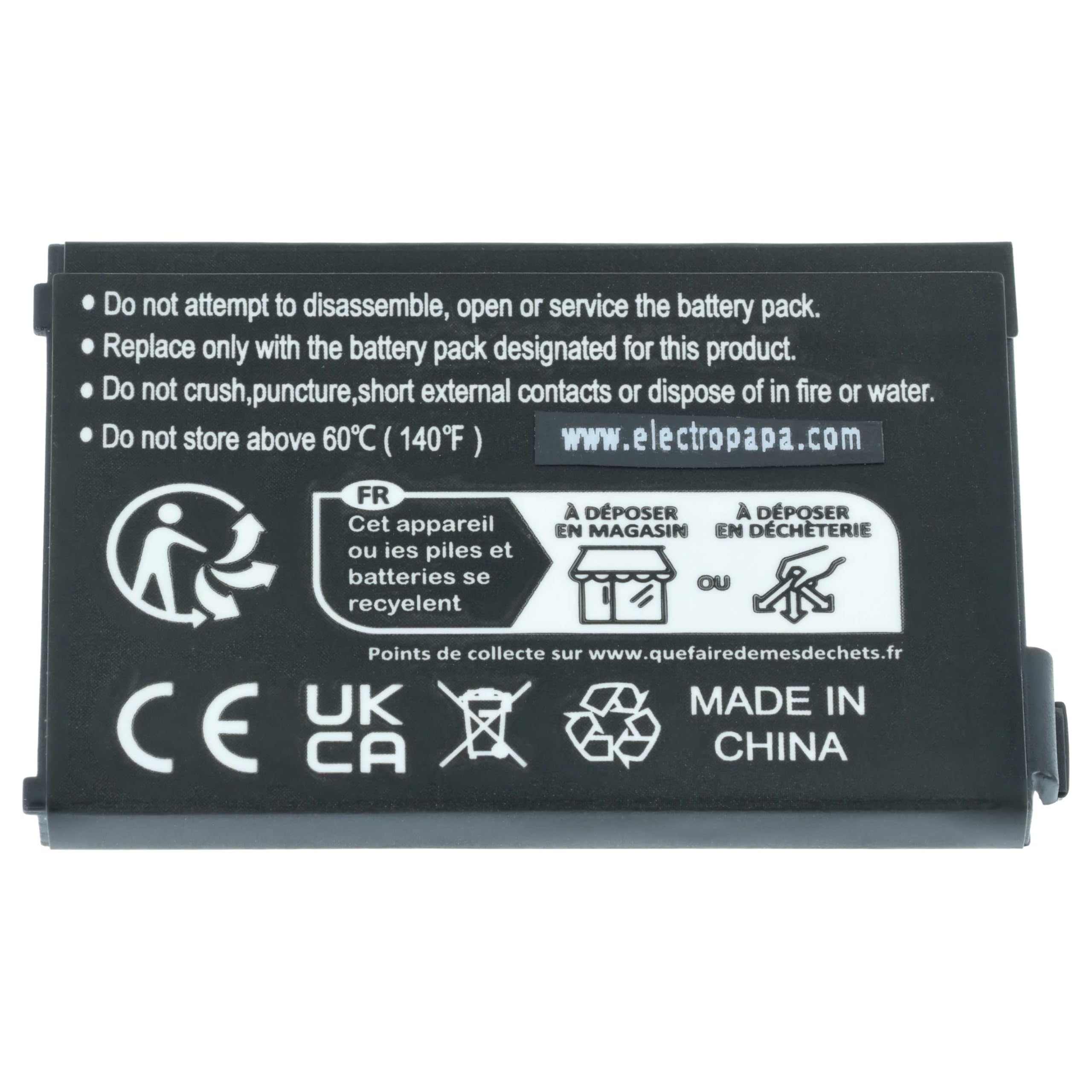 vhbw Batería Recargable Compatible con Nuk 10256296, BM300 Parent Unit, Eco Control + Video Monitor de bebé (1000 mAh, 3,7 V, Li-Ion)