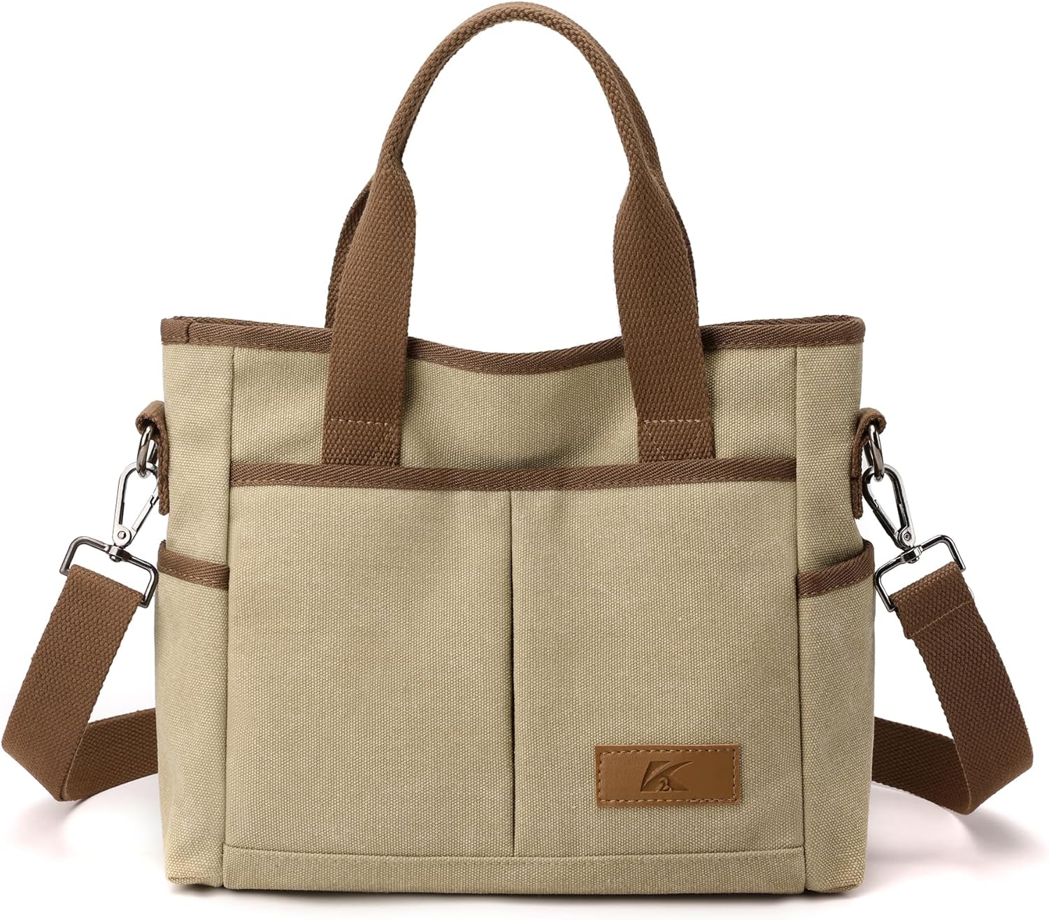 Crossbody Bags for Women Trendy Small Canvas Hobo Tote Top-handle Handbag Multi-pocket Casual Going Out Purse Satchel