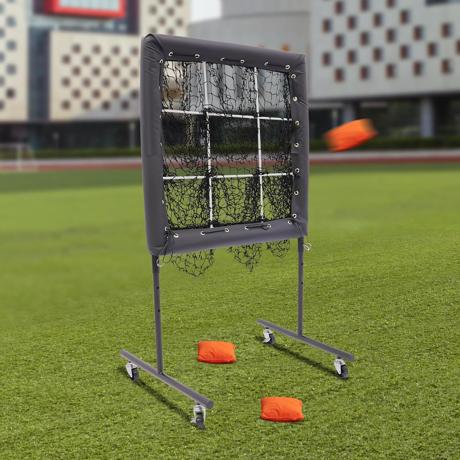 Baseball Training Equipment for Hitting Pitching Practice, Adjustable Baseball Trainer Aid, Baseball Training Net, Adjustable Height Design, for Home, Backyard, Field, Etc