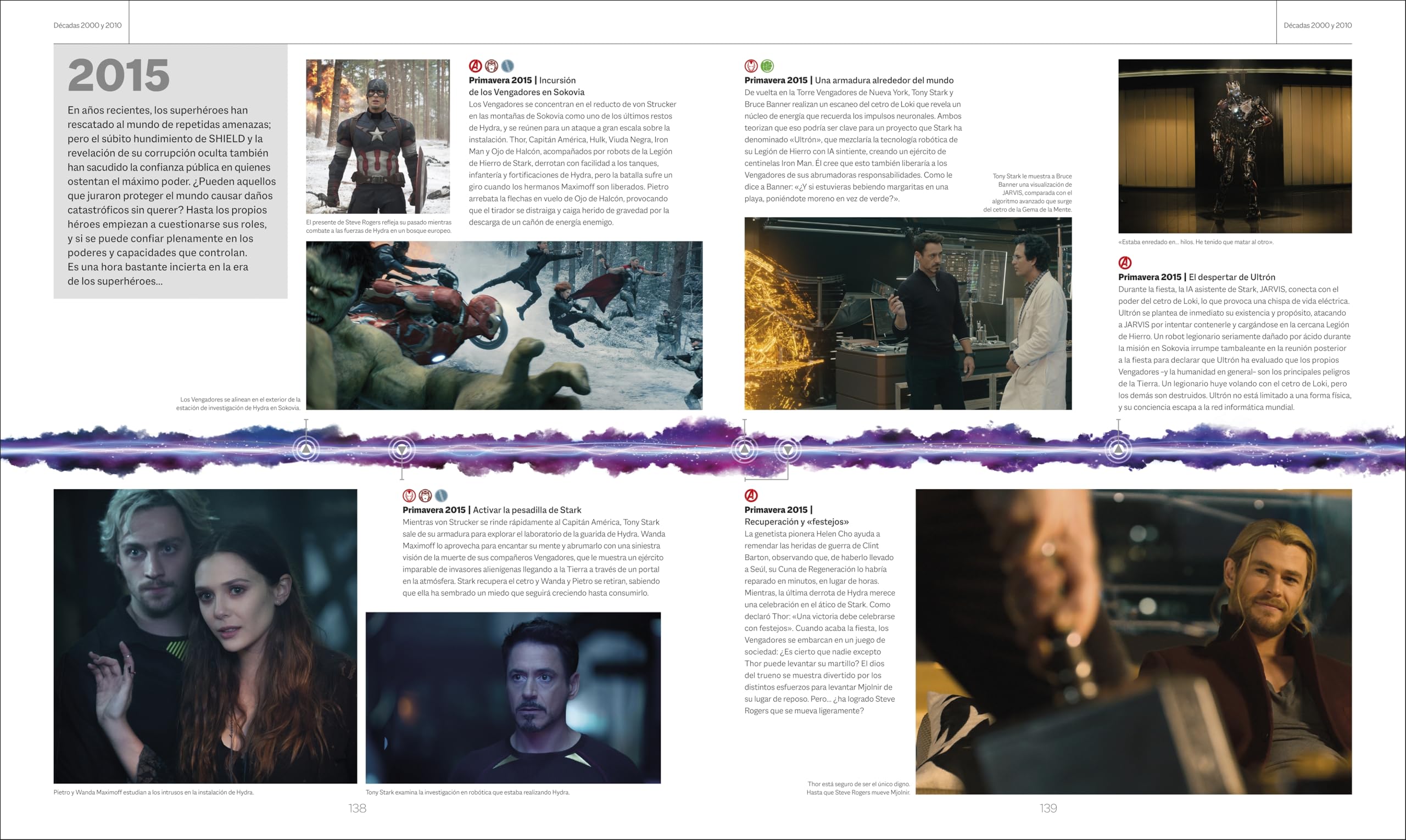 El universo cinematográfico de Marvel. Cronología oficial