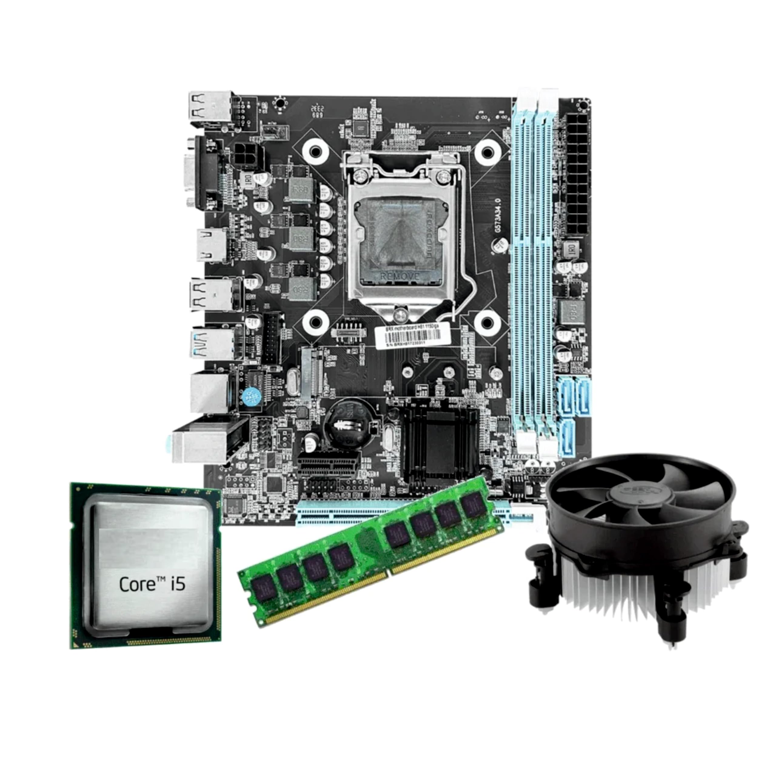 H81 Motherboard with Nvme Slote Assembled Kit with Processor I5 4th (4590) Gen 3.20 Ghz + 16GB DDR3 RAM + CPU Fan + ATX (2 Year Replacement Warranty) by Mayank Enterprises Karnal-picture-23