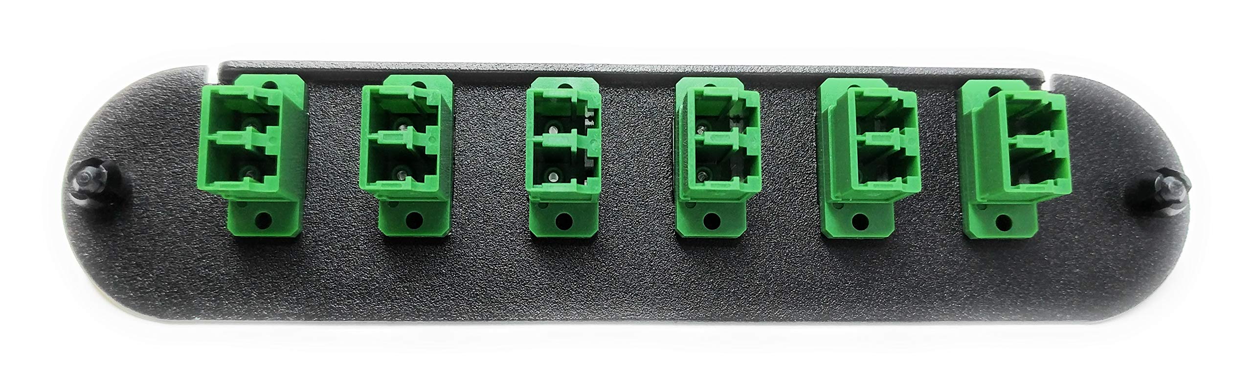 Pannello Frontale Per Cassetto Ottico 1U 12 LC Duplex OM4 Grigio Oem 11