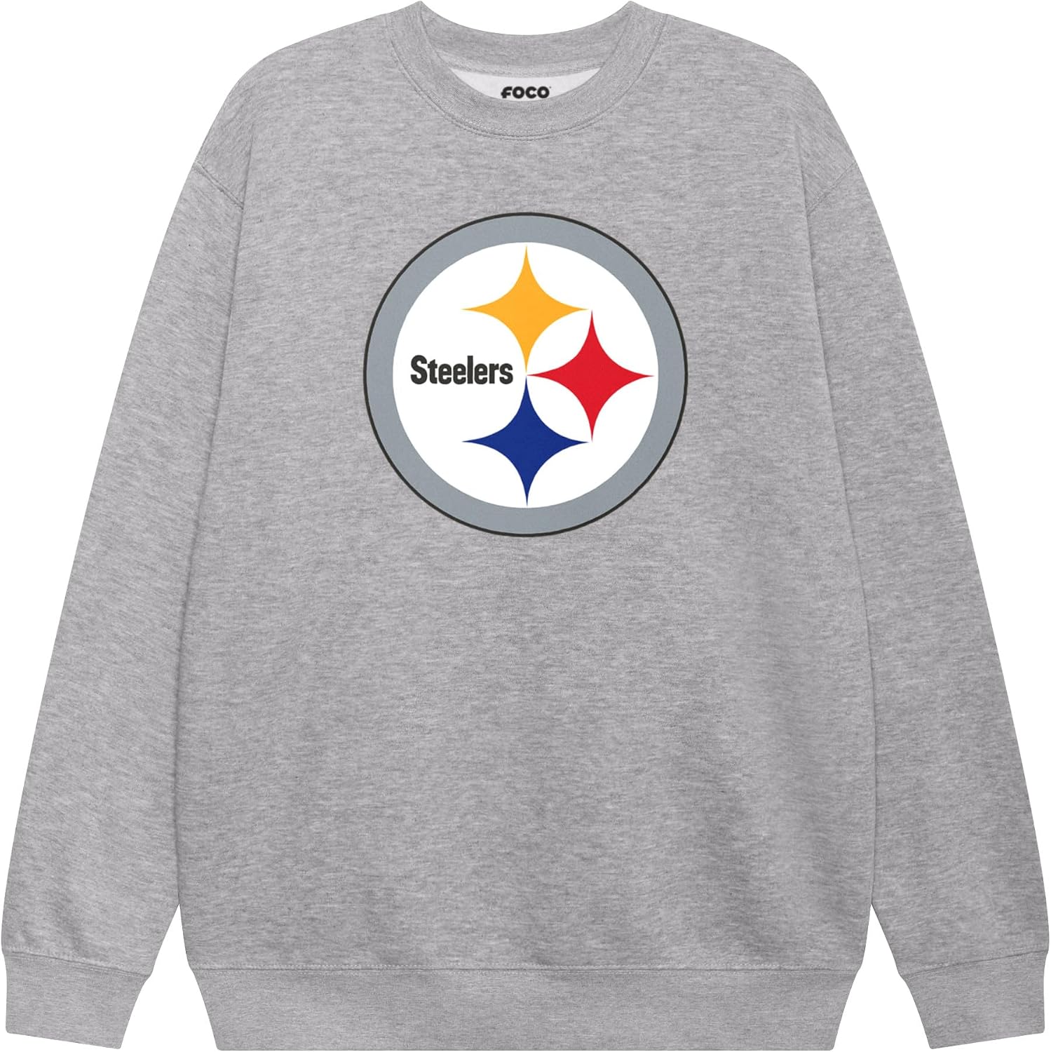 FOCO Mens NFL Team Primary Logo Crew Neck Sweatshirt image 3