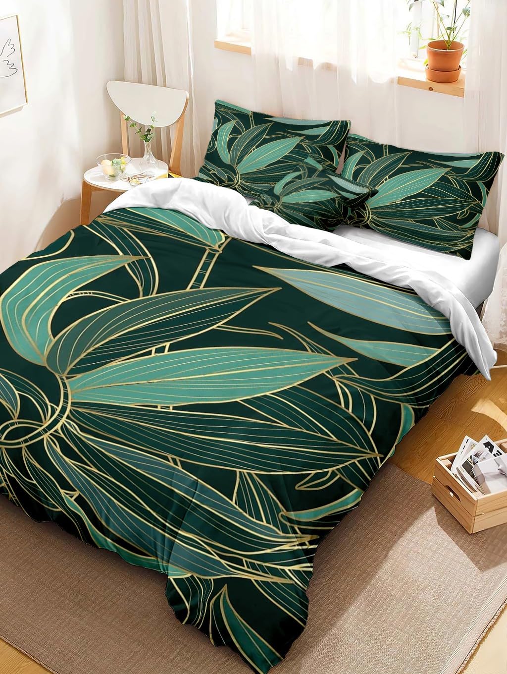Bettwäsche-Set 180x200 Cm Mit Cartoon-Karten-Muster – Mikrofaser, 3-teilig, Bügelfrei