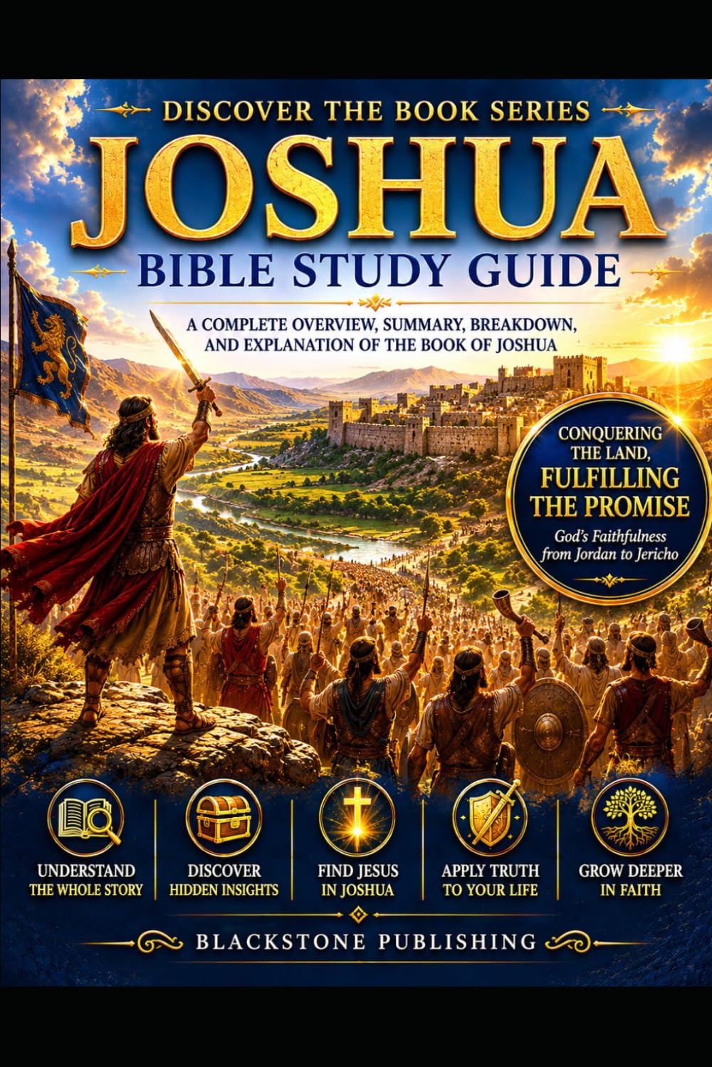 Joshua Bible Study Guide: A Complete Overview, Summary, breakdown, and Explanation of The Book of Joshua (Discover The Book Series)