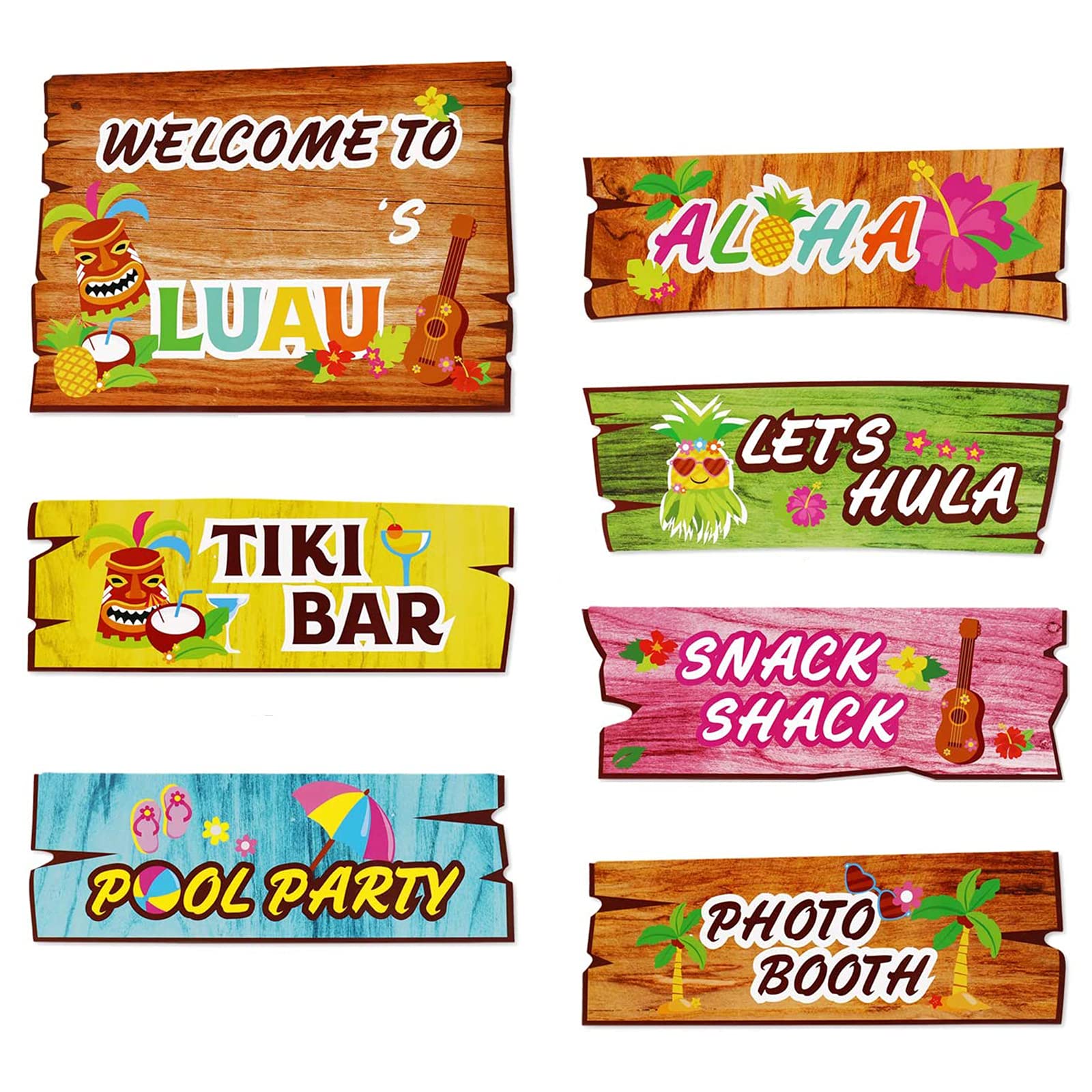 Buy Hawaii Aloha Luau Party Sign Tropical Hawaiian Summer Themed Party