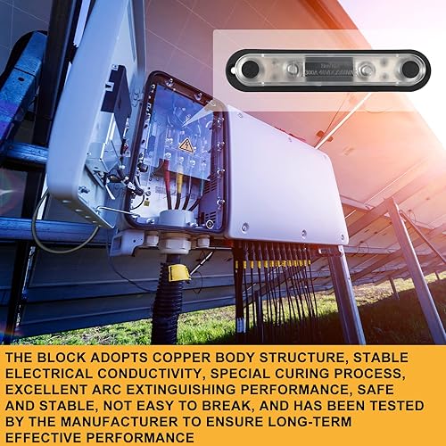 Miniatura 6 de Yexiya ANL - Bloque de fusibles de 300 A 48 VCC con cubierta aislante adecuado para inversores estéreo de automóvil vehículos recreativos barcos