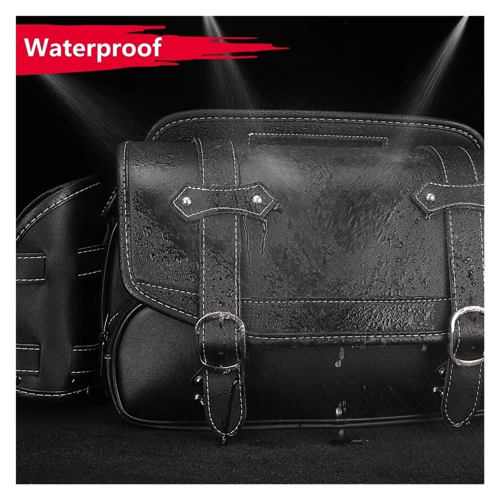 Moto Paraurti Borsa per Rebel 500 per CMX500 per 1100 250 300 per DCT Borsa Laterale per Moto da 9 Litri in PU Impermeabile