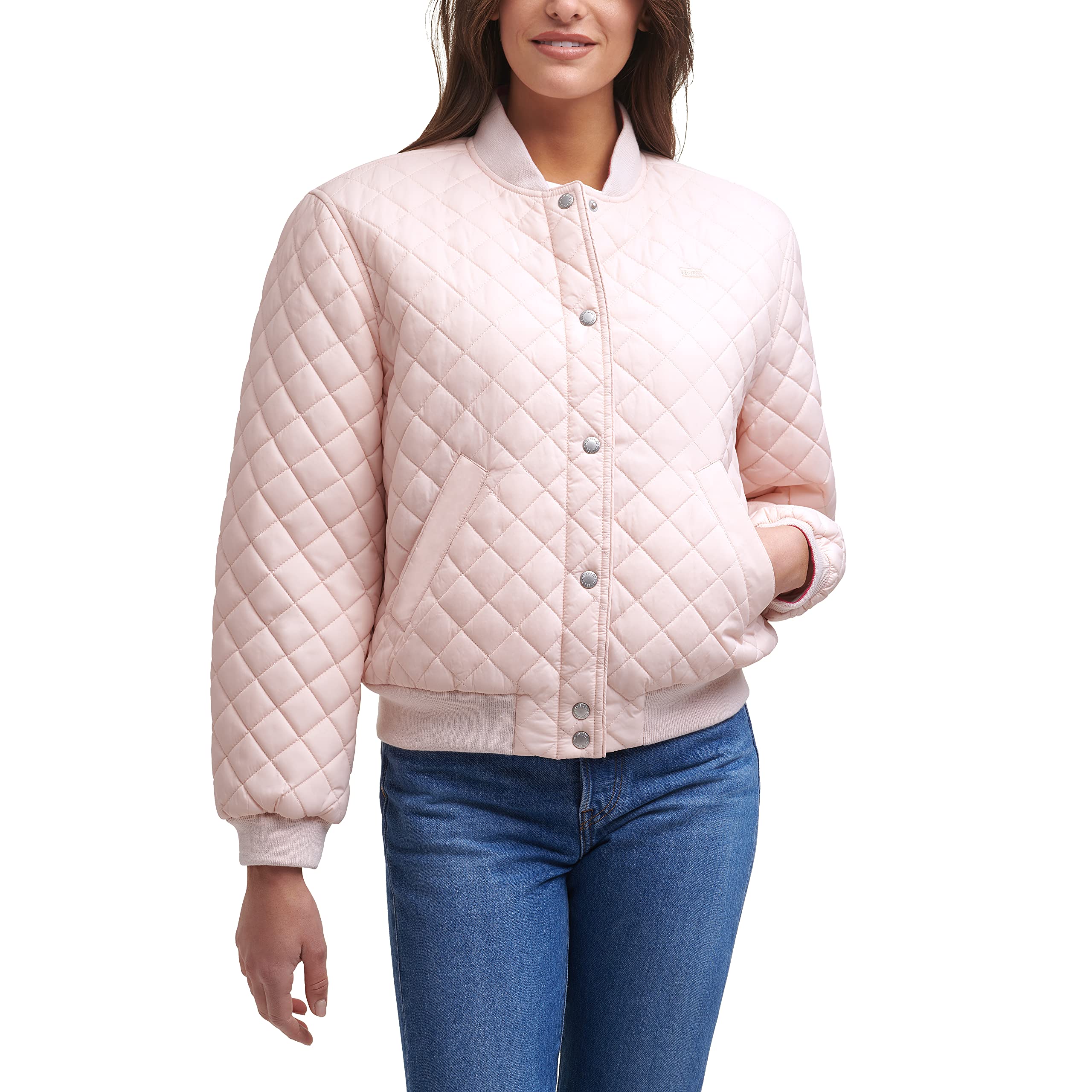 Levi's Women's Diamond Quilted Bomber Jacket (Regular & Plus Size)