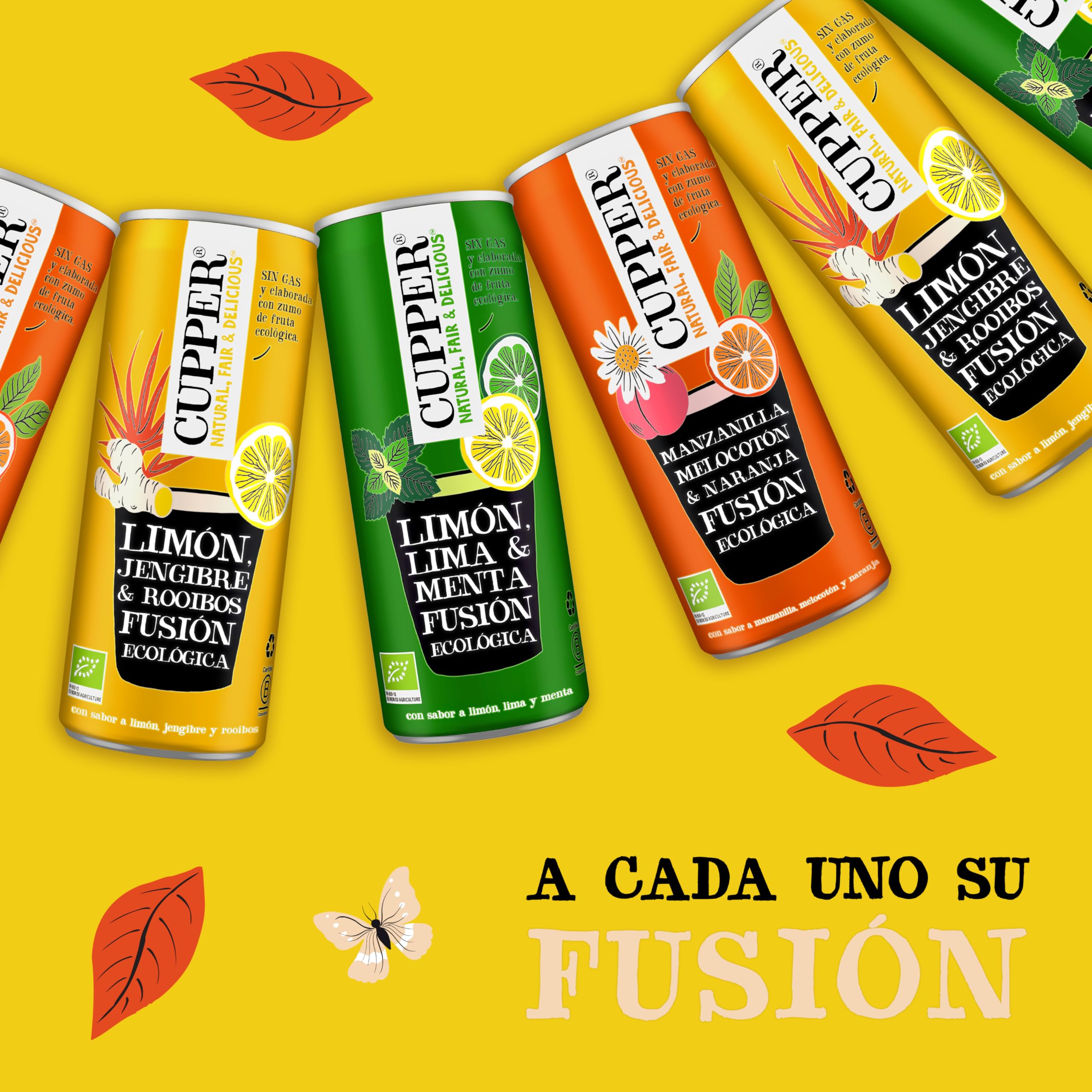 CUPPER BEBIDA DE JENGIBRE, LIMON Y ROOIBOS, 250 ml