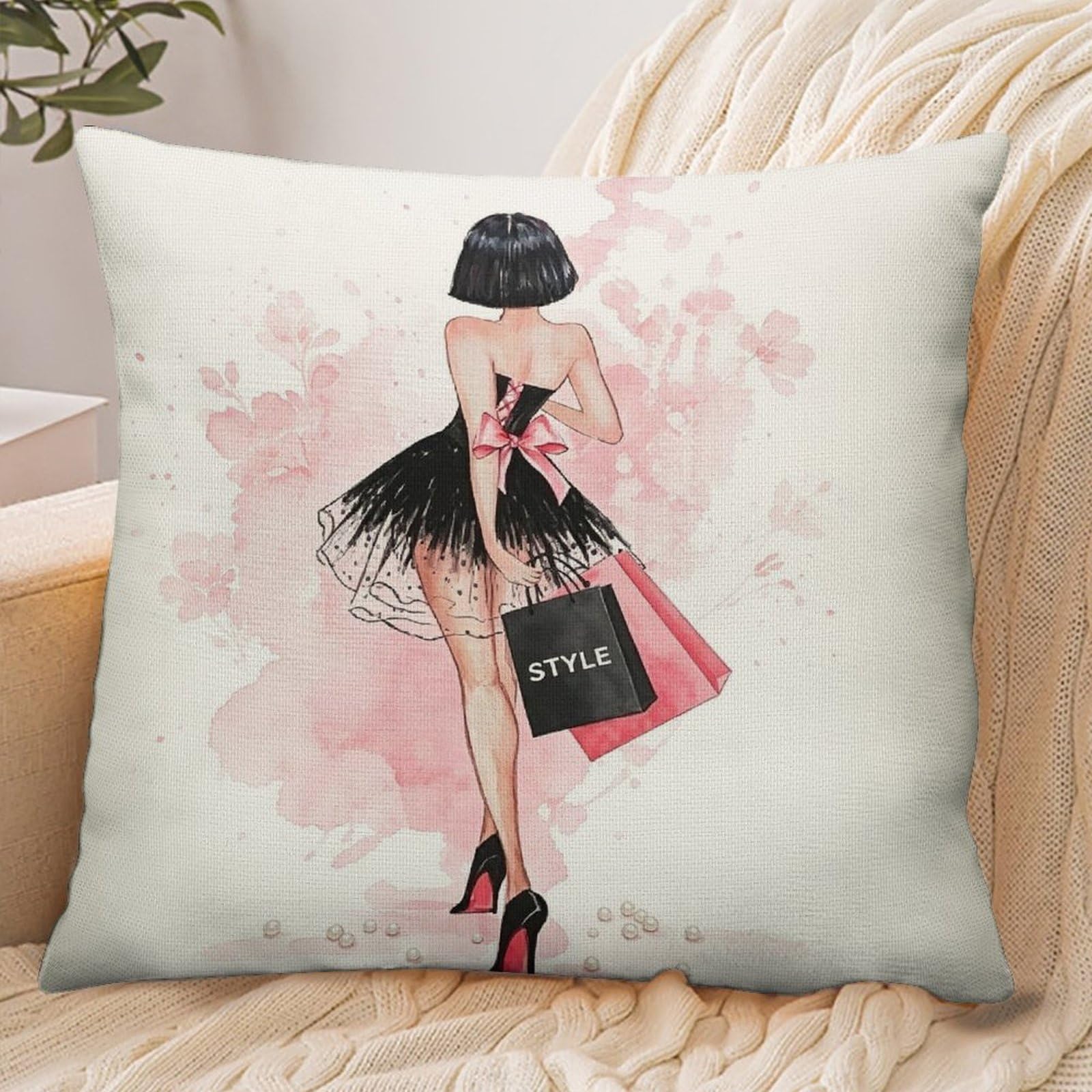 Fekiloot Style Fashionista Pillowcase Pillow Sham Pillow Case