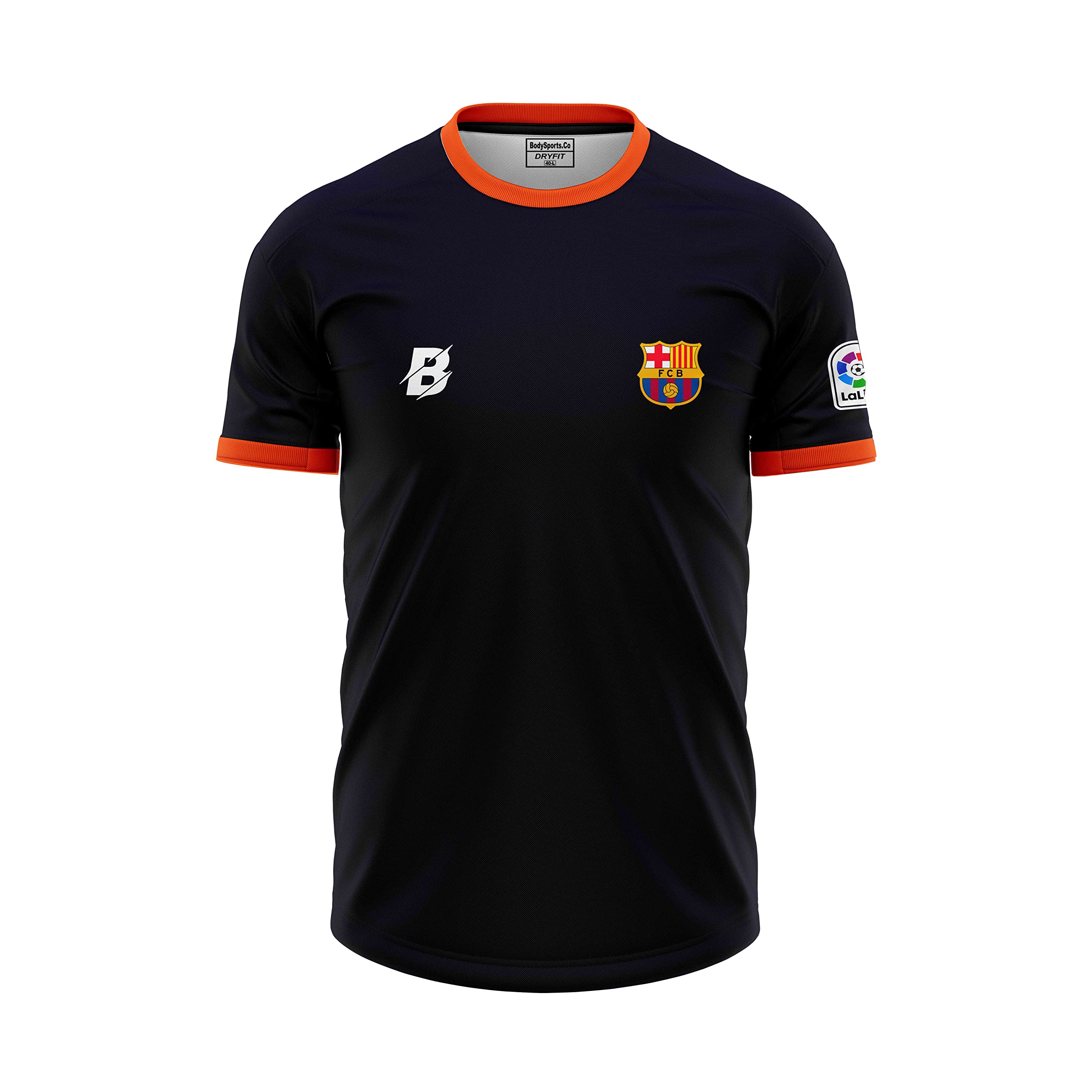 Navy Blue Barcelona Football Jersey