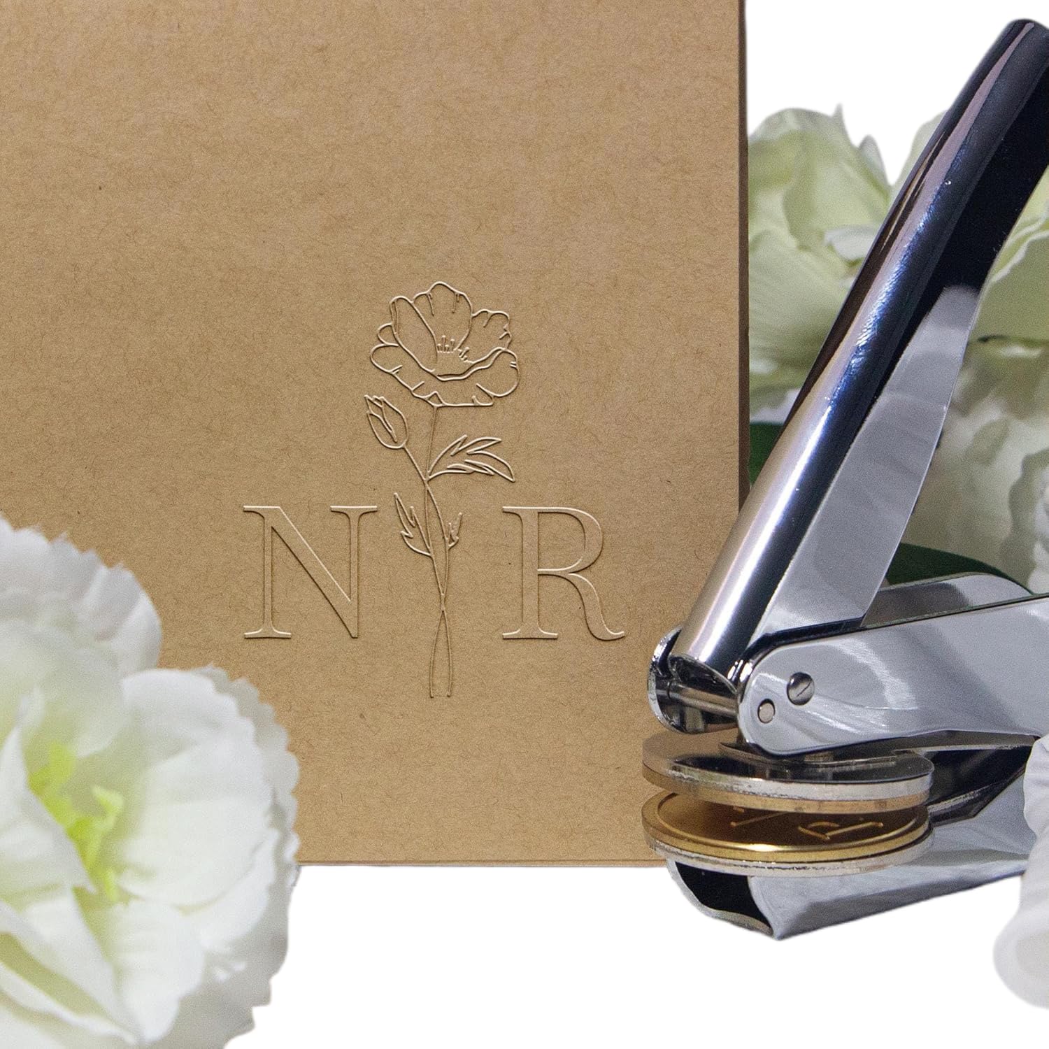 Personalized Wedding Embosser - Monogram Embosser, Napkin Embossers, for Envelope and Invitation