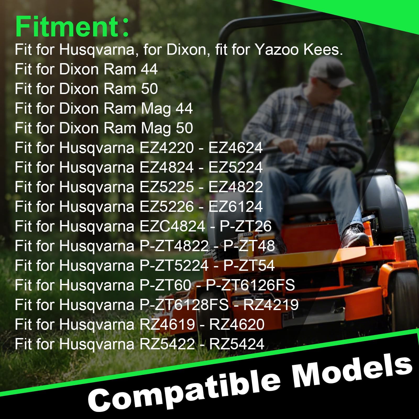 Embrague PTO 539113437 X0606 para Husqvarna EZ4822 EZ4824 EZ6124 EZ5224 EZ5225, embrague eléctrico PTO de 150 pies compatible con Dixon para cortacéspedes Kees al aire libre con arnés de