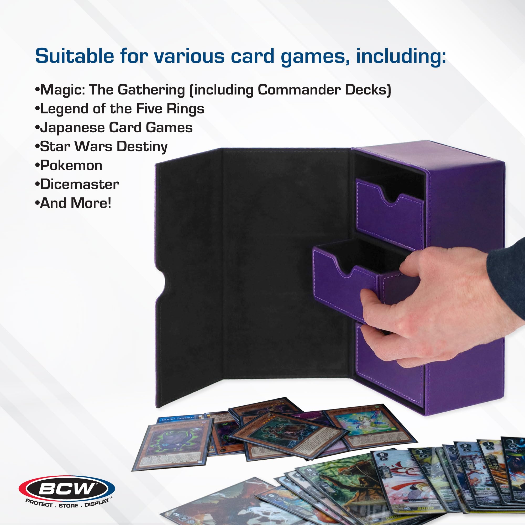 BCW Deck Vault LX-200 - Purple