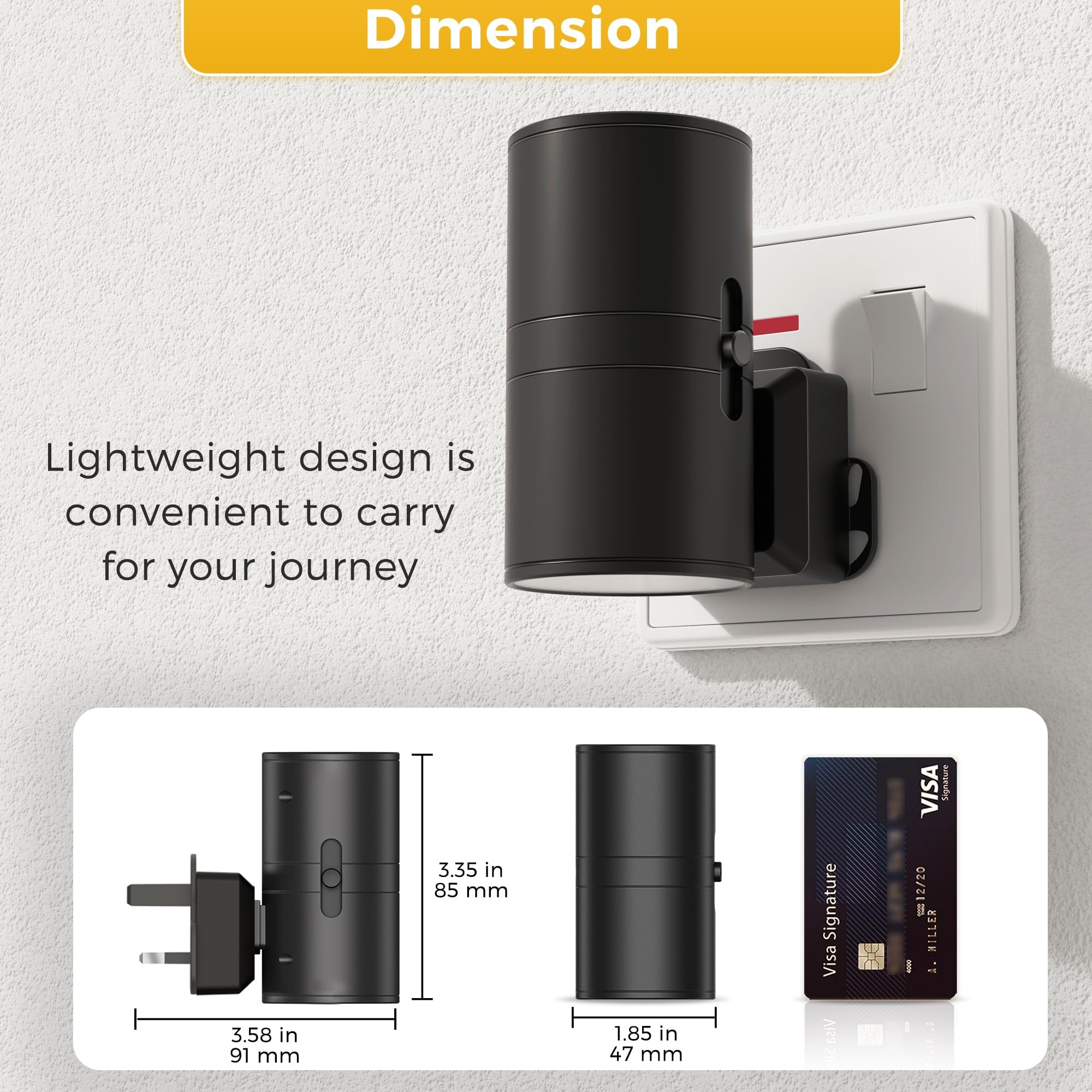 Luz Nocturna, Luz Nocturna Led con Luz Blanca Cálida de 3000 K, Botón de Ajuste Que Se Puede Ajustar de 0 a 100 Lm, con Sensor de Fotocélula de Atardecer a Amanecer 2PCS