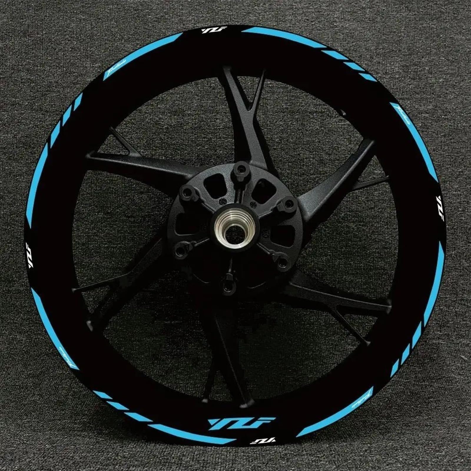 Motorcycle Reflective Wheel Stickers Rim Decal for Yamaha R1 R15 R125 R6 R7 MT-09 MT09 MT07 MT10 for Tracer(Color18)