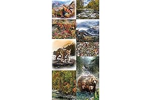 Hoffman Call of the Wild Wildlife Fabric Panel