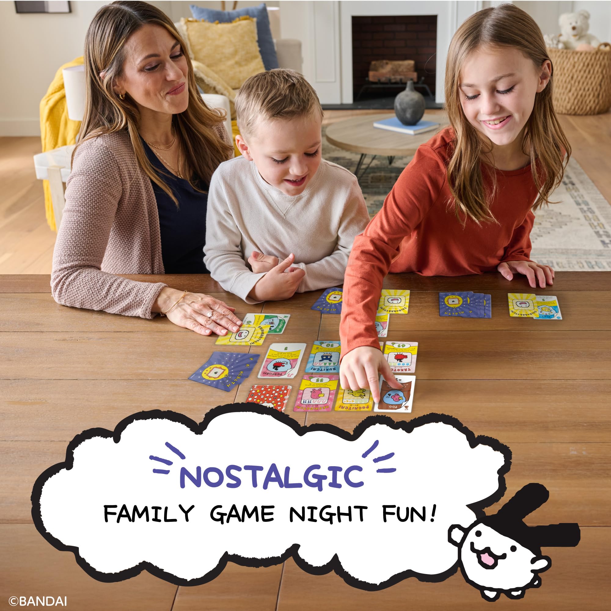 Gioco di carte Tamagotchi per bambini e famiglie 8+ | Gioco di strategia e set da collezione per 2-4 giocatori | Evolve Your Tamagotchi | Notte di giochi di carte per famiglie | Gioco ufficiale