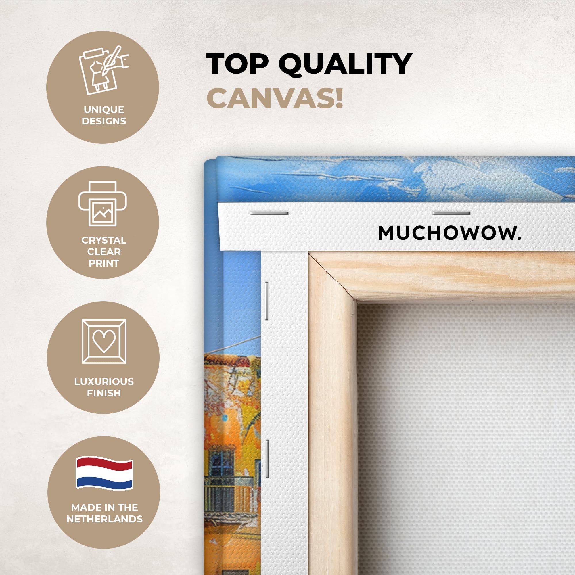 Cuadro En Lienzo De Acuarela 3D – 90x60 Cm, Estilo Moderno Para Salón O Dormitorio, Listo Para Colgar