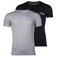 EMPORIO ARMANI T-Shirt Girocollo da Uomo con monogramma audace
