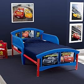 Delta Children Plastic Toddler Bed, Disney/Pixar Cars