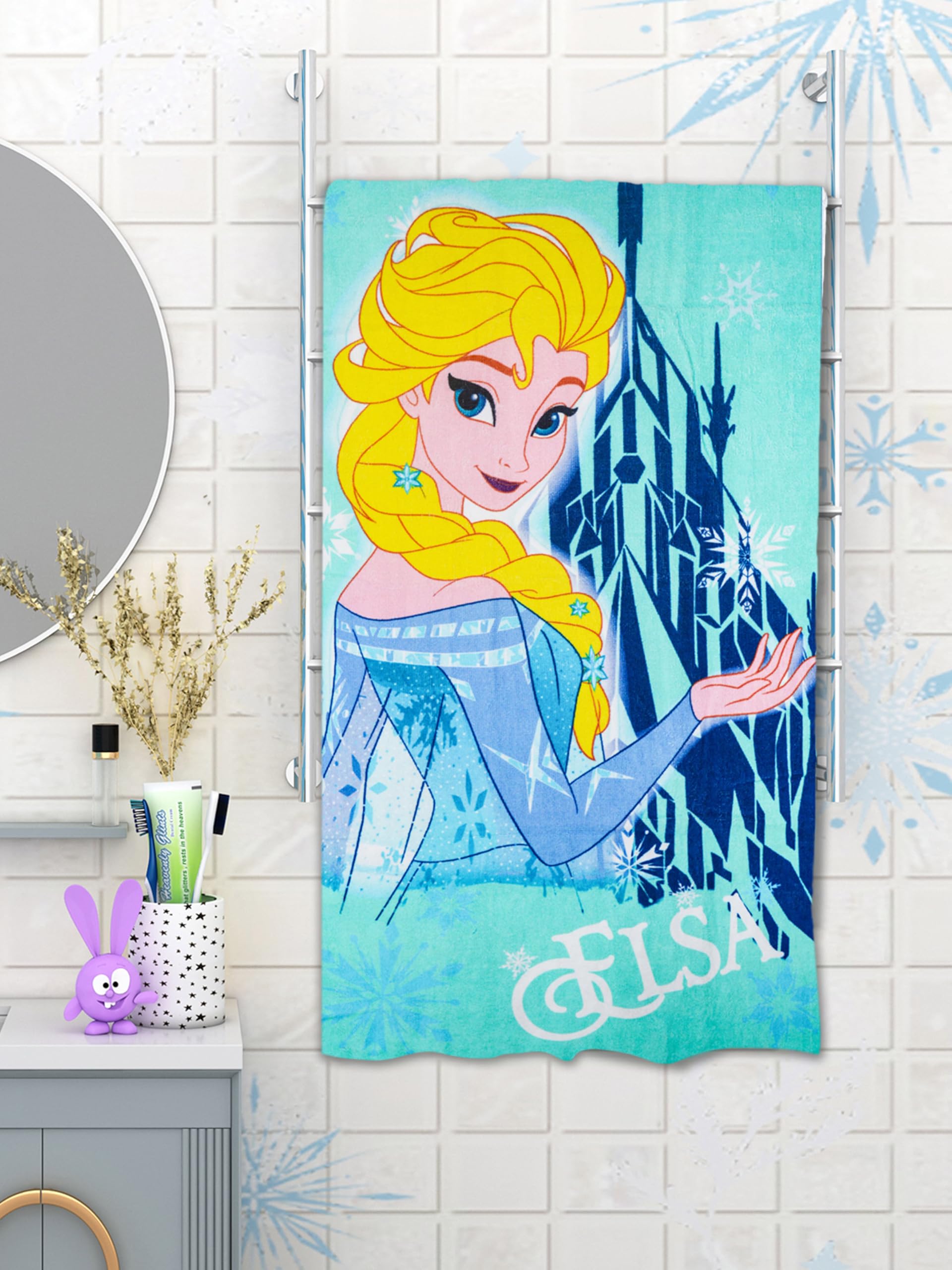 Athom Living Disney World 350 GSM 100% Cotton Kids Bath Towel 60x120 cm (B07MWWP452) Amazon Price History, Amazon Price Tracker