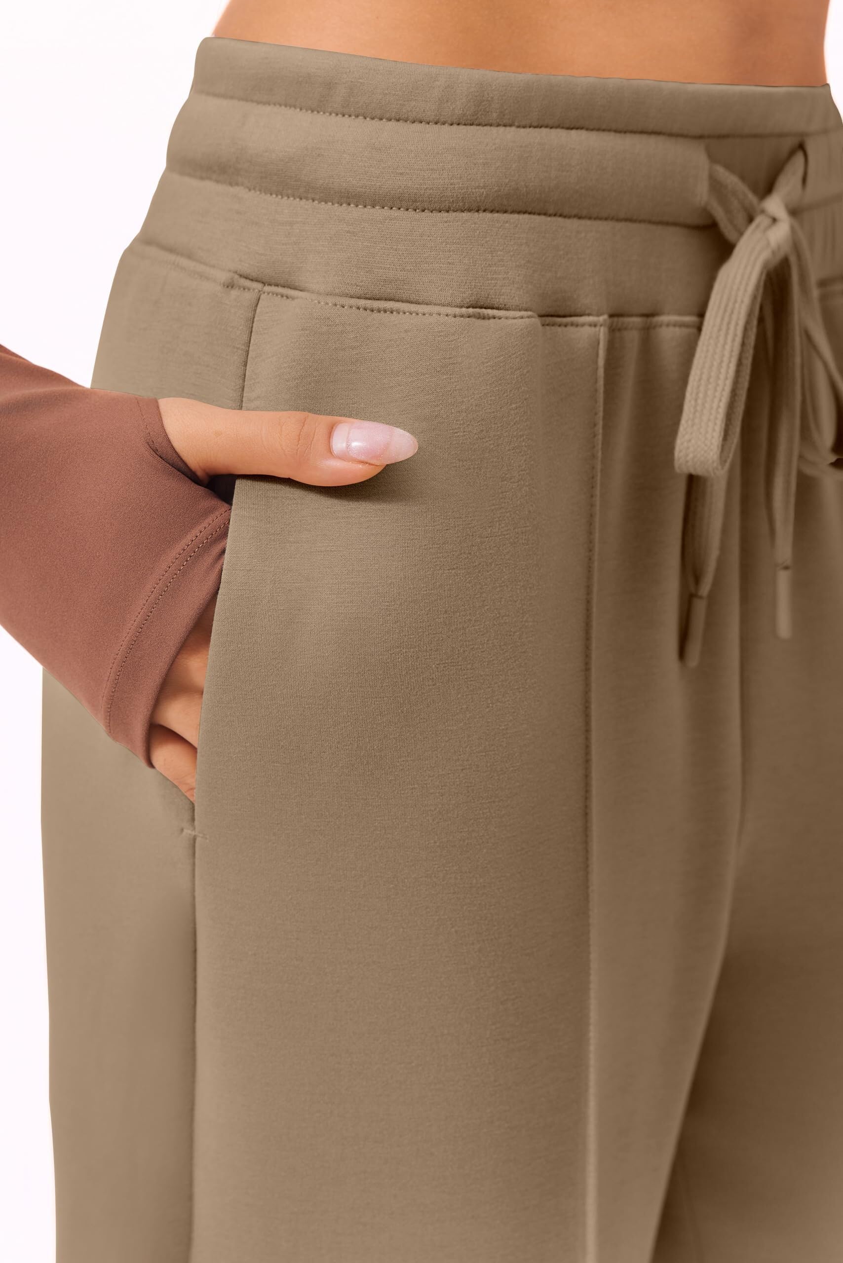 PINSPARK Pantalones de chándal para Mujer Pantalones Deportivos de Cintura Alta Pantalones de chándal Anchos con Cintura elástica Pantalones de Yoga Pantalones de Entrenamiento
