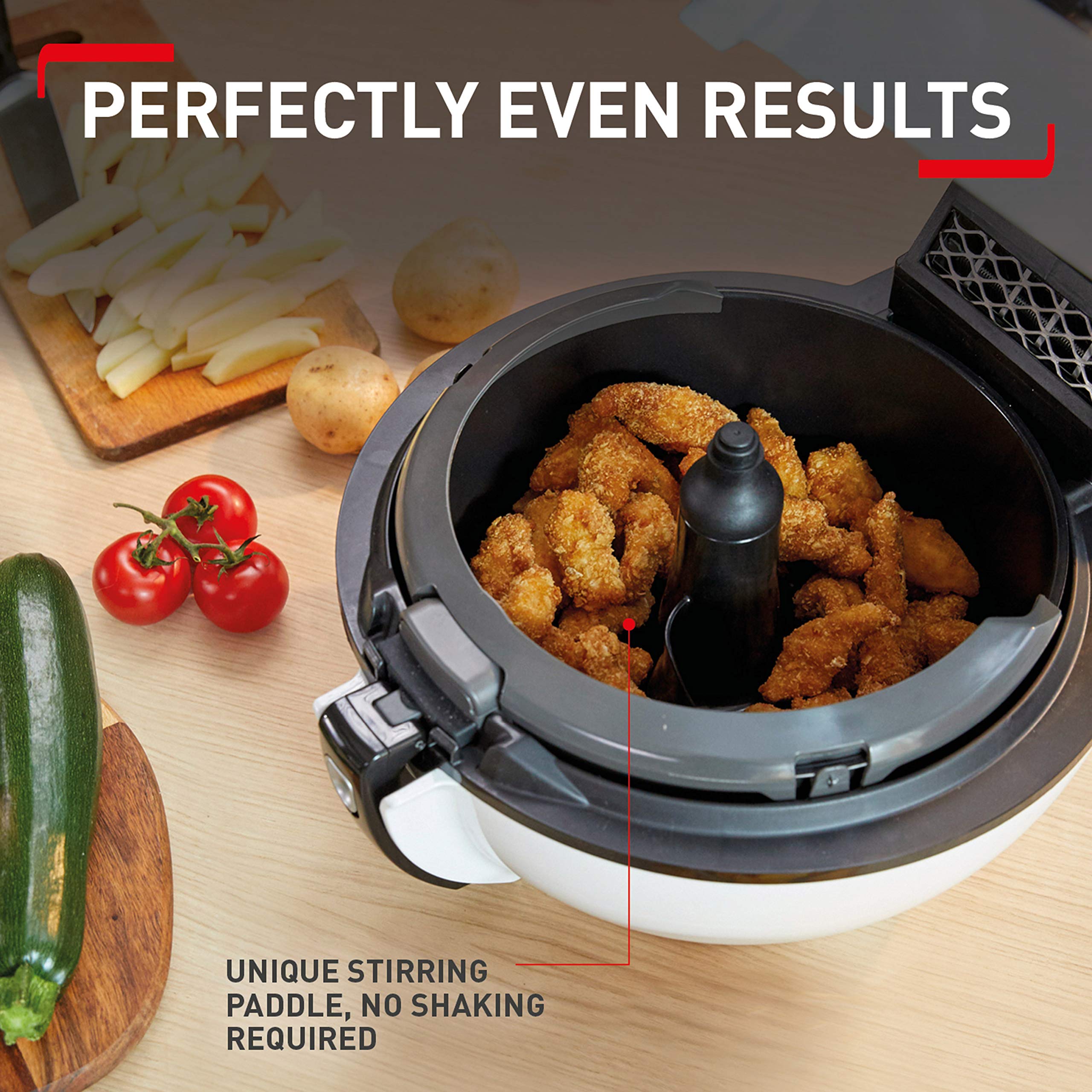 Tefal ActiFry Genius XL AH960840 Health Air Fryer, Black, 1.7 kg, 8