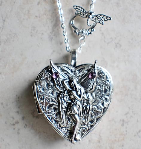 Miniatura 4 de Fairy Music Box Locket in Silvertone