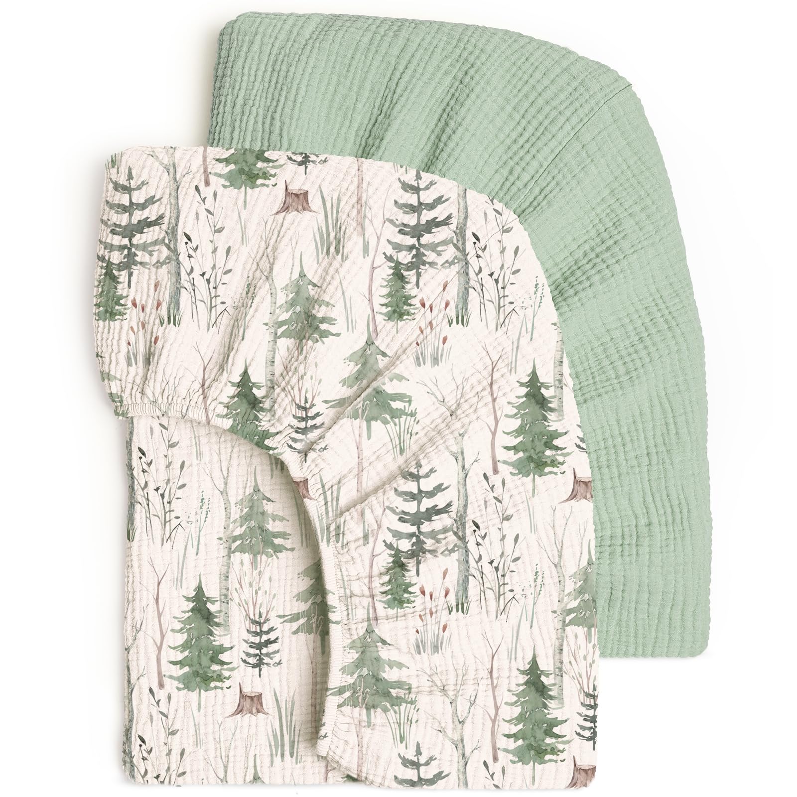 lulumoon Crib Sheet Boho Forest