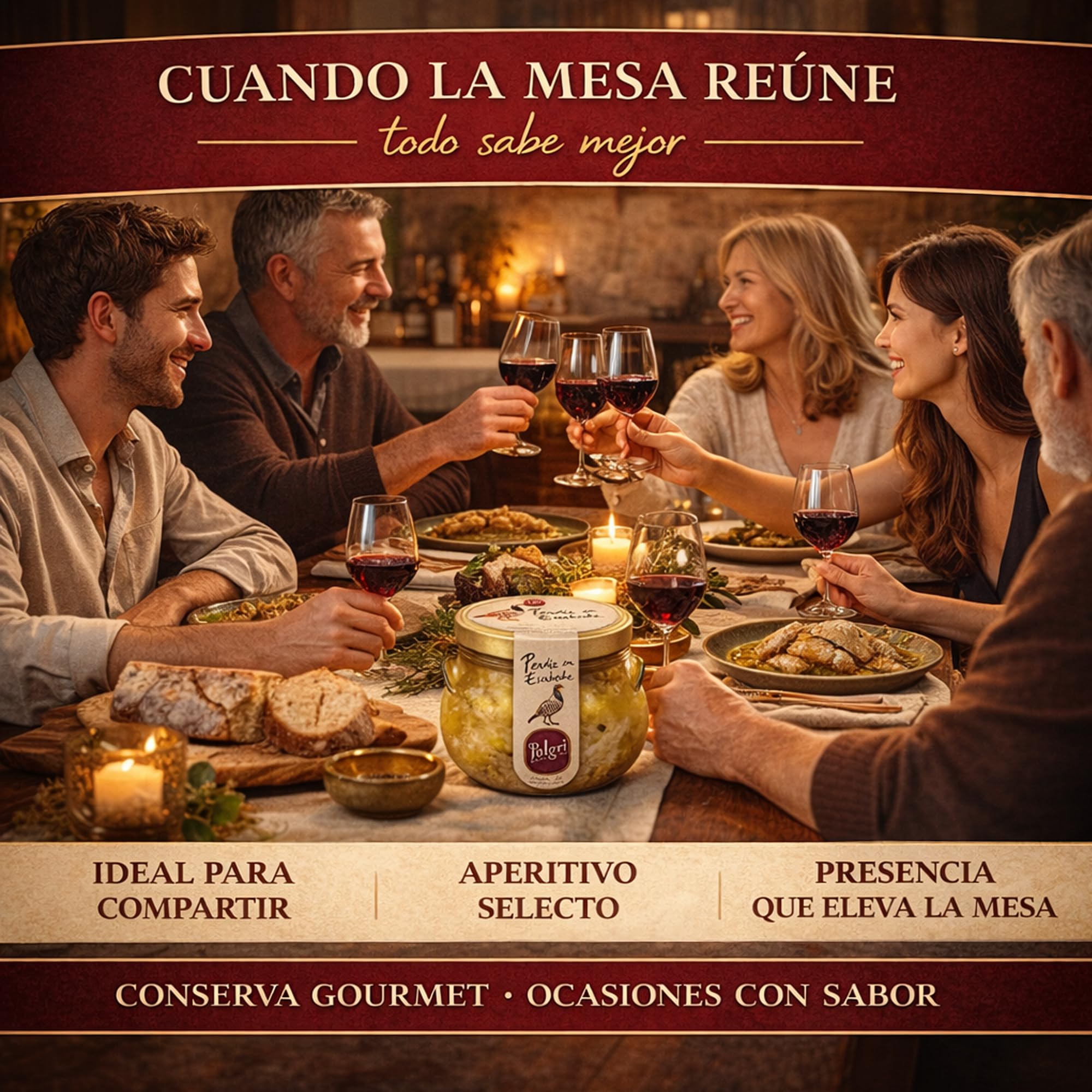 Perdrix À L´Escabèche Gourmet Polgri A`L´Huile D´Olive Extra Vierge