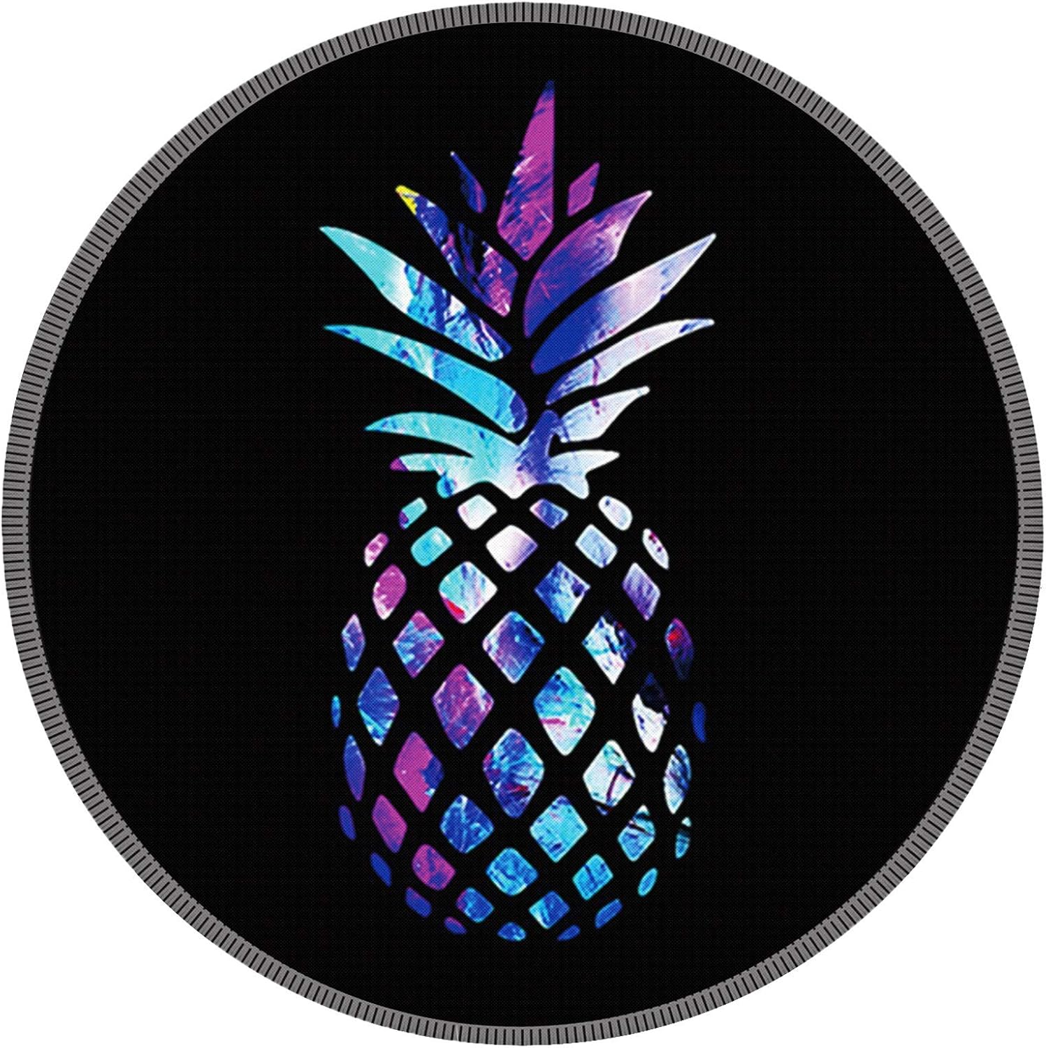 Galdas Pineapple Mouse Pad Mousepad Round Gaming Mouse Pad