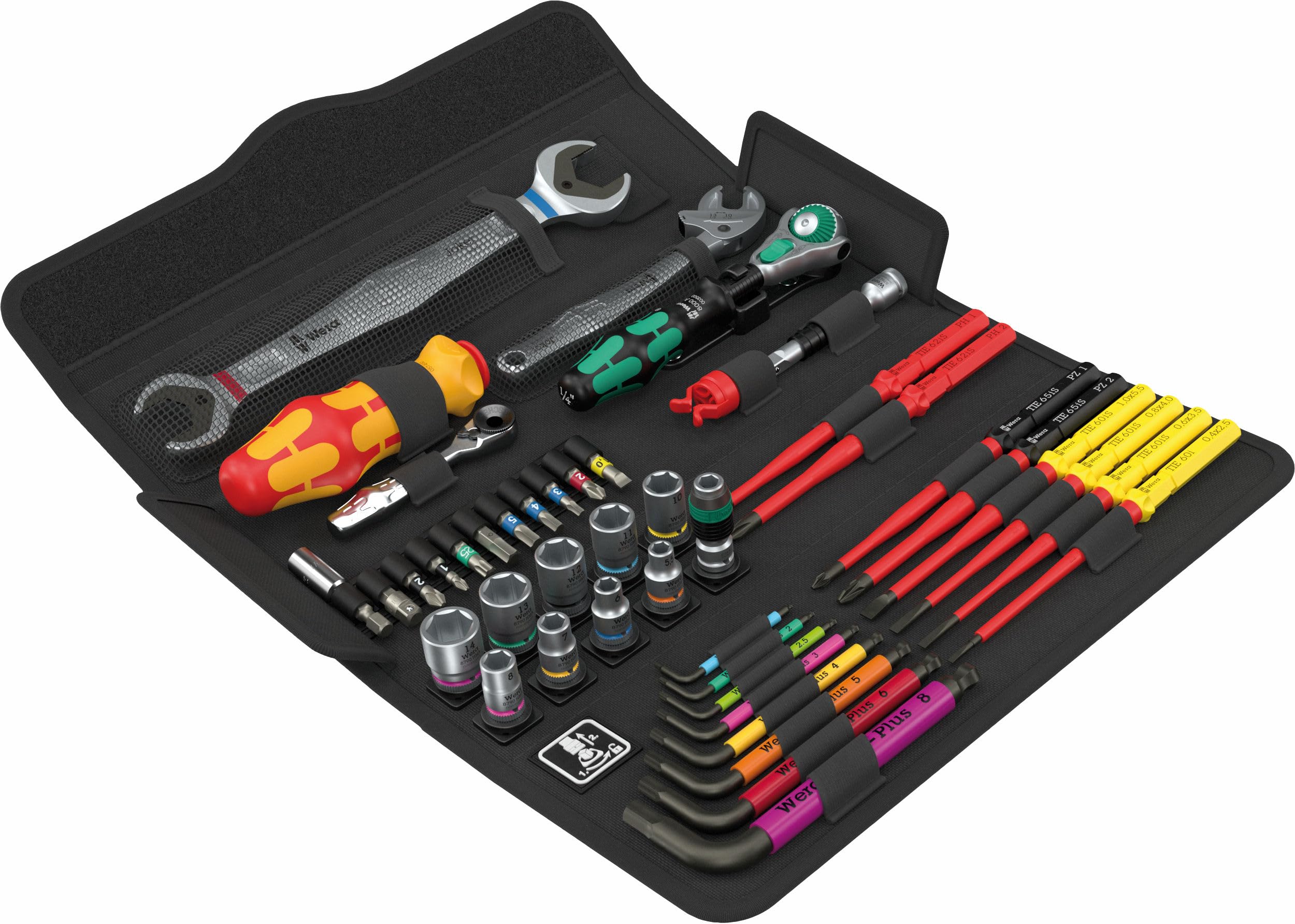 WERA Kraftform 05340006001 - Kit di manutenzione Kompakt W11, 45 pezzi