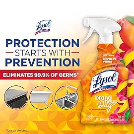 LYSOL Bathroom Cleaner Spray, Foaming Cleaner for Bathrooms, Showers, and Tubs, Mango & Hibiscus Scent, 32oz