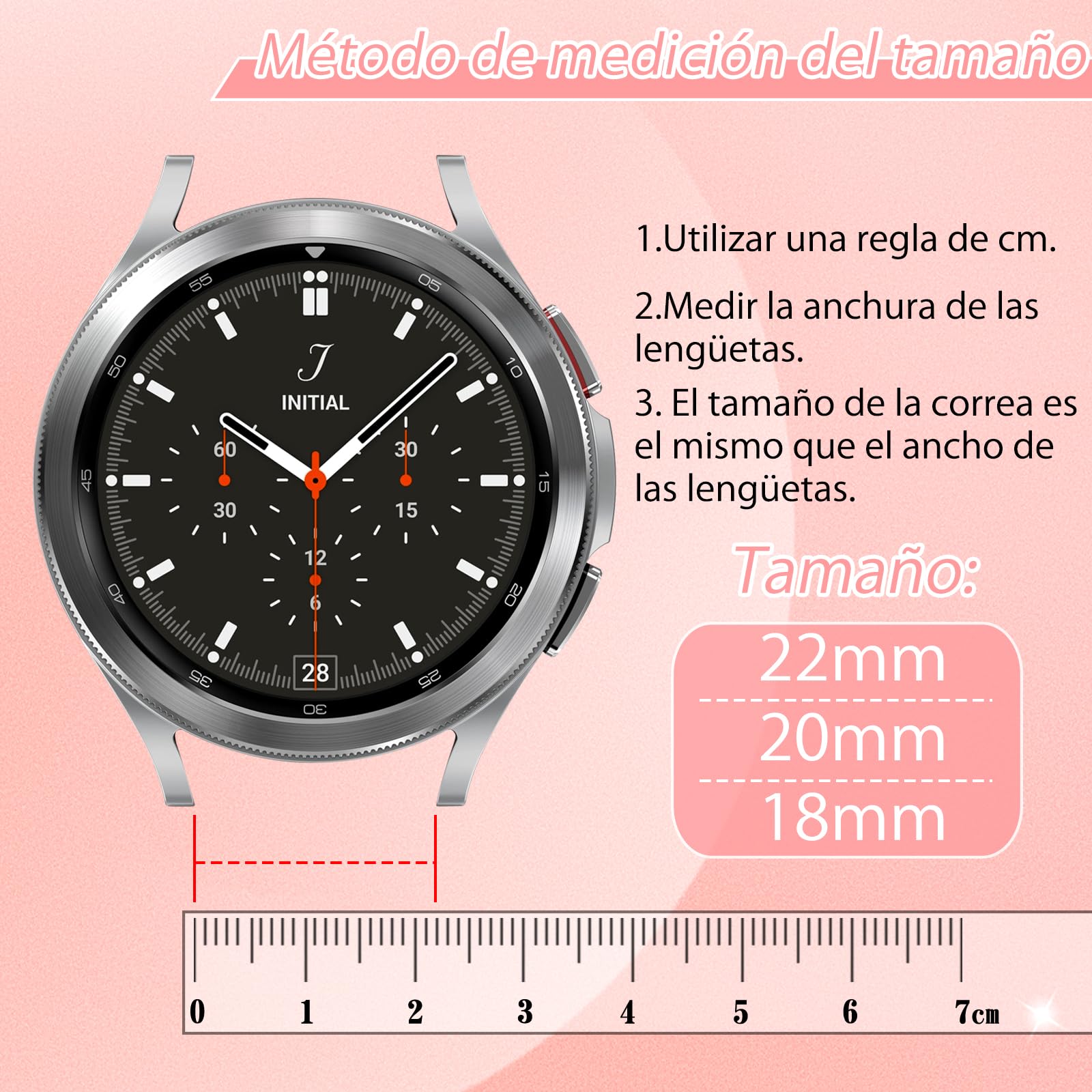 Correas de Nylon para Reloj Compatible 18mm 19mm 20mm 22mm 24mm Transpirables