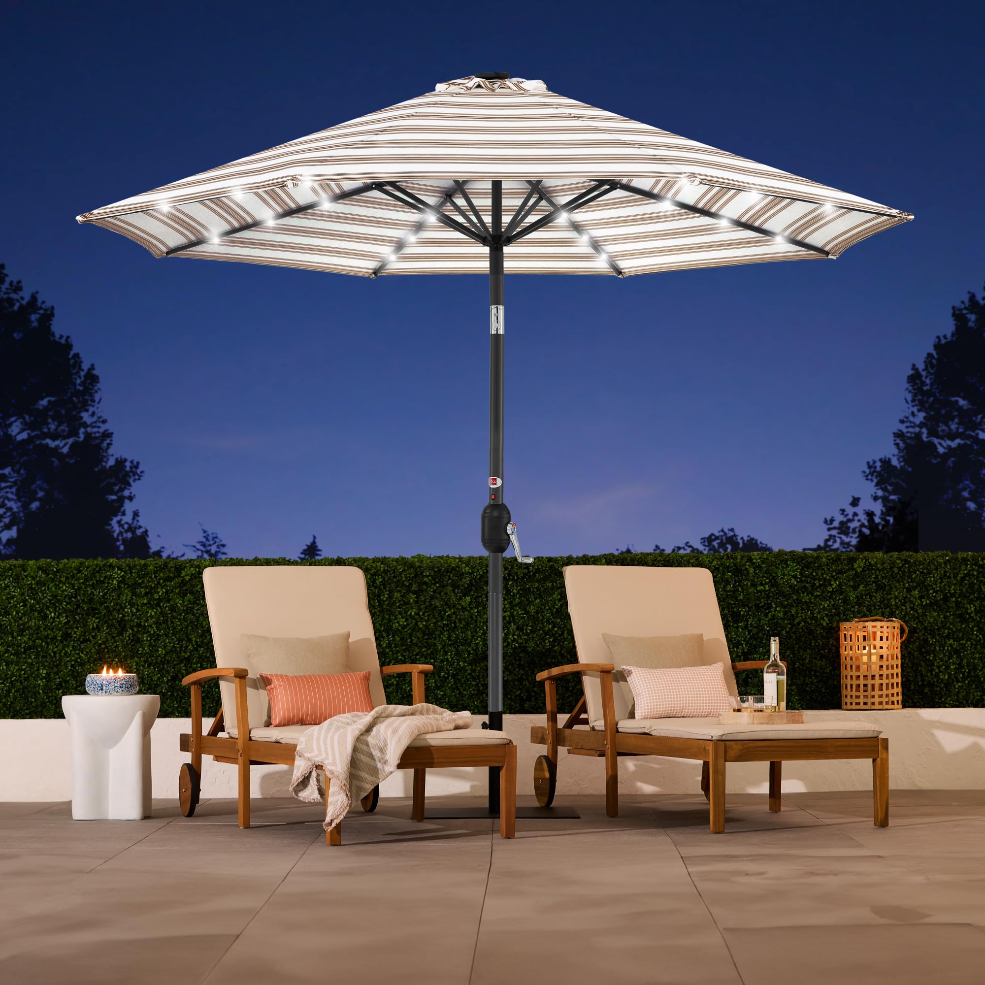 best uv protected patio umbrella Amazon.com : Best Choice Products 10ft Solar Polyester LED Lighted Patio  Umbrella w/Tilt Adjustment and UV-Resistant Fabric