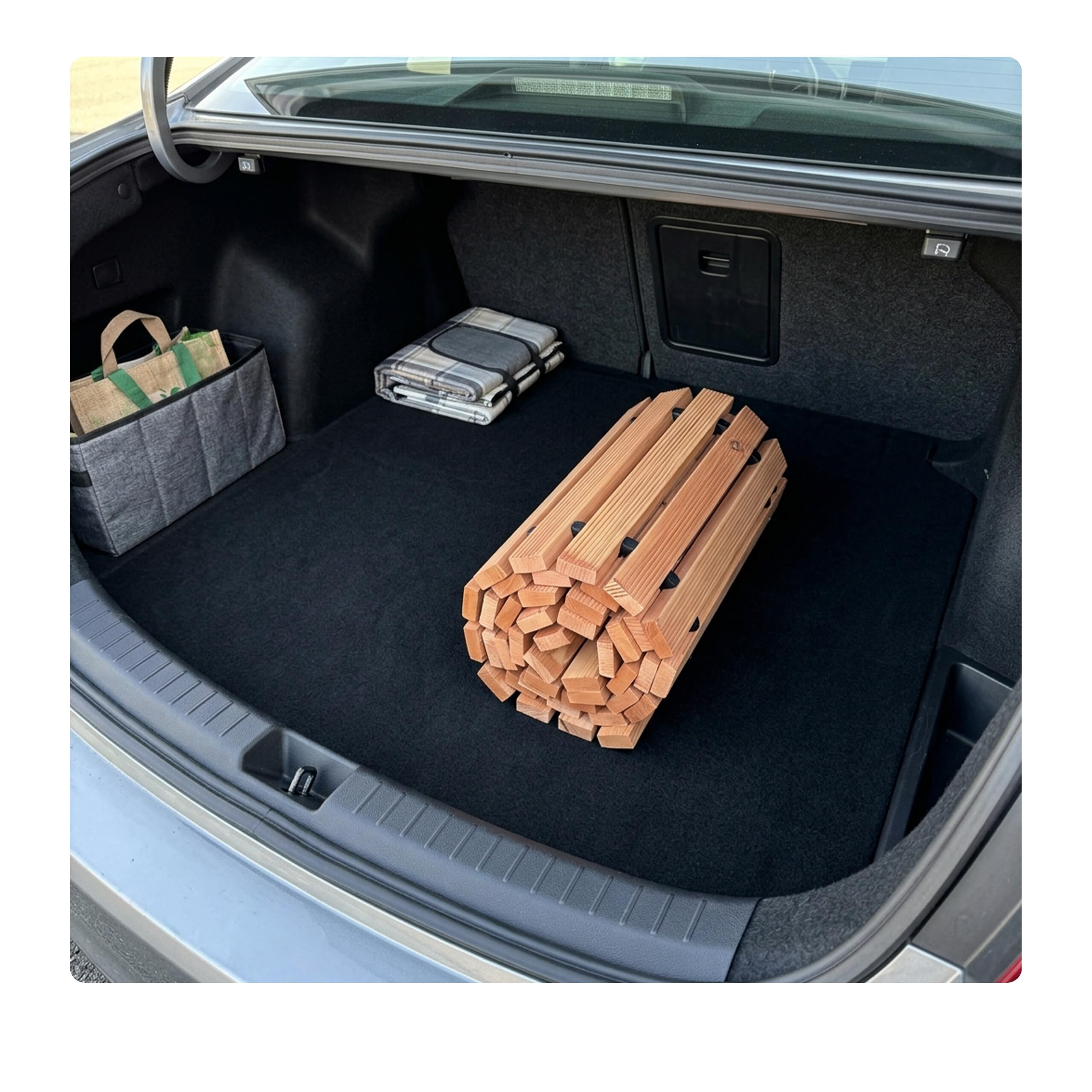 Relaxdays Passerella in Legno Arrotolabile, Sentiero per Prato, Piscina e Spiaggia, Antiscivolo, 2x245x55 cm, Naturale